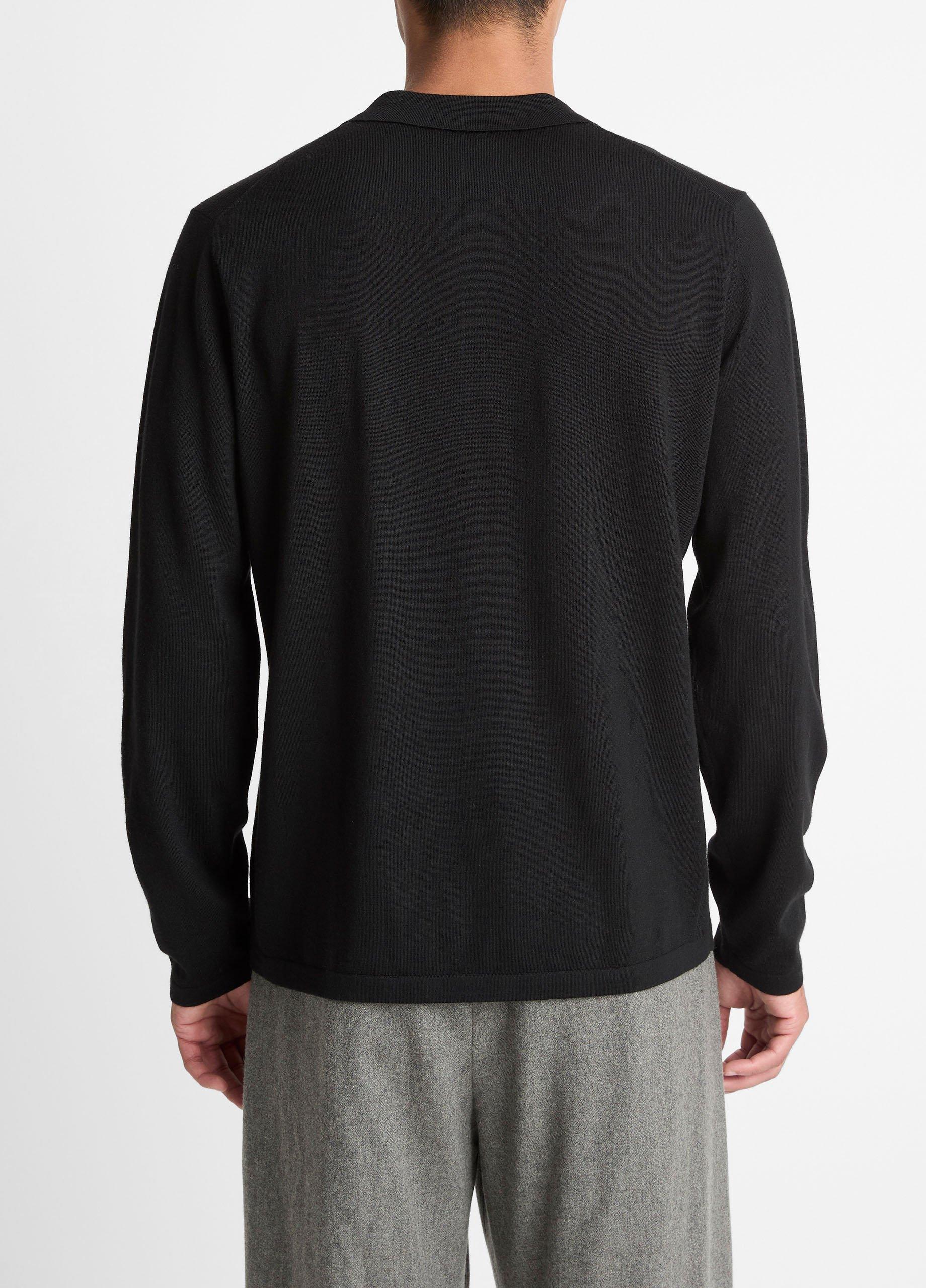 Extrafine Merino Wool Polo Sweater image number 2