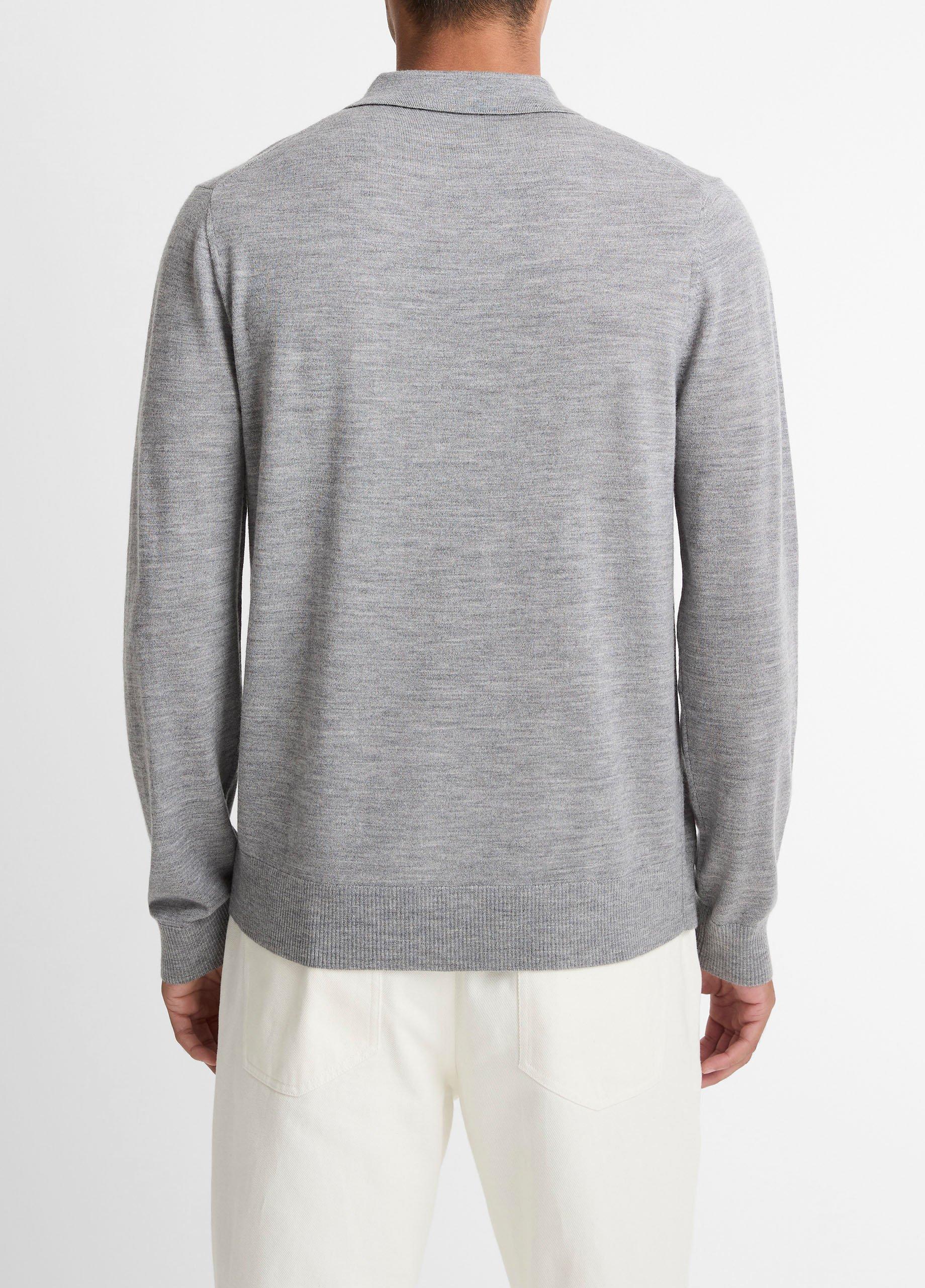 Extrafine Merino Wool Polo Sweater image number 2