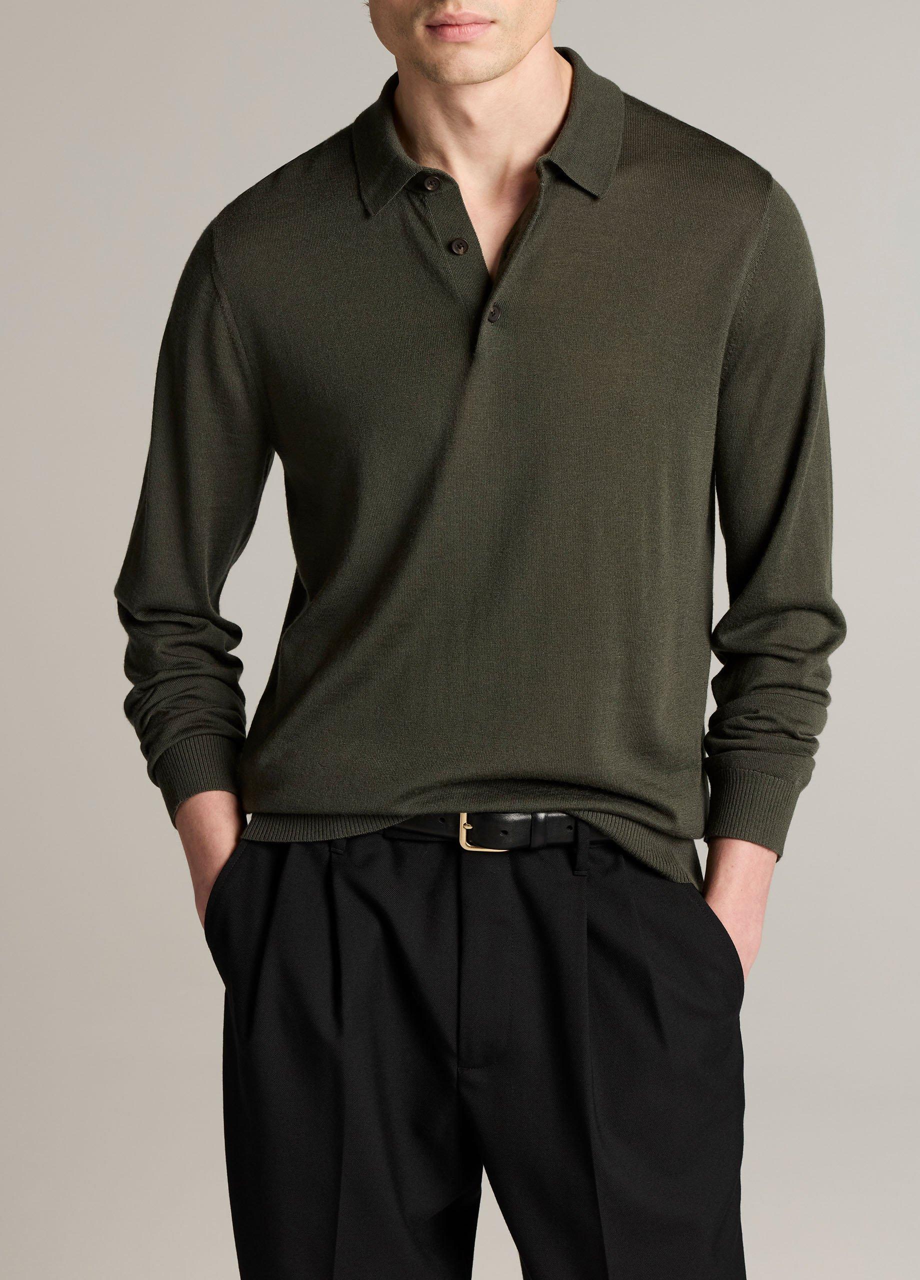 Wool Polo Sweater image number 0
