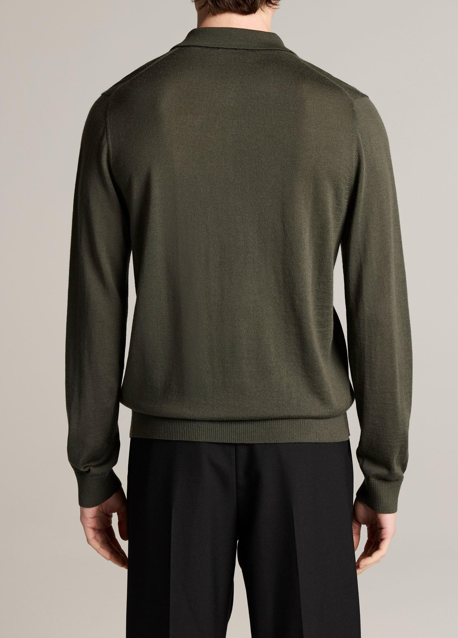 Wool Polo Sweater image number 2