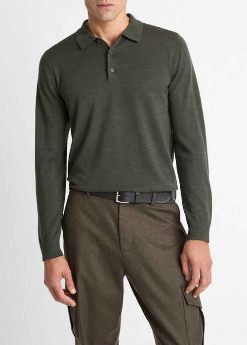 Wool Polo Sweater