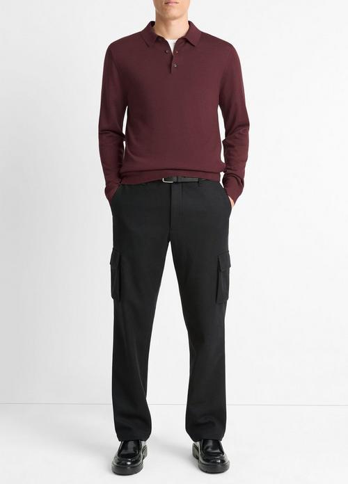 Wool Polo Sweater