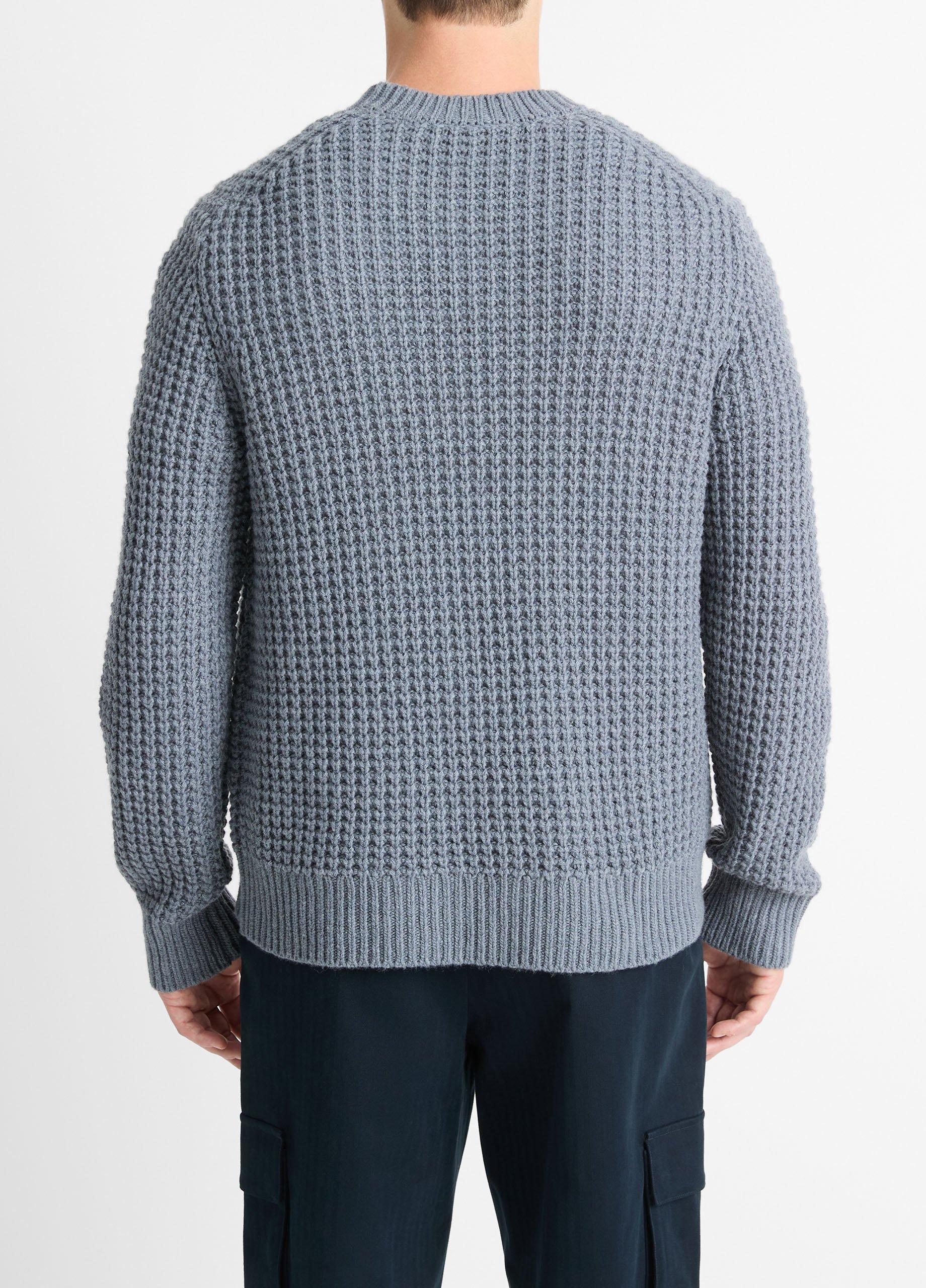 Macro-Waffle-Crew-Neck-Sweater