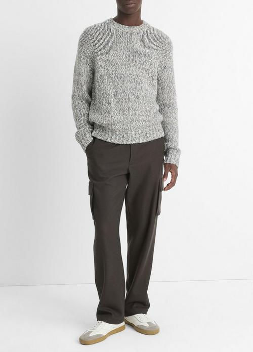 Homespun Marled Crew Neck Sweater