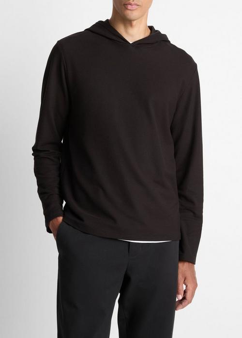 Pima Cotton Piqu&eacute; Hoodie