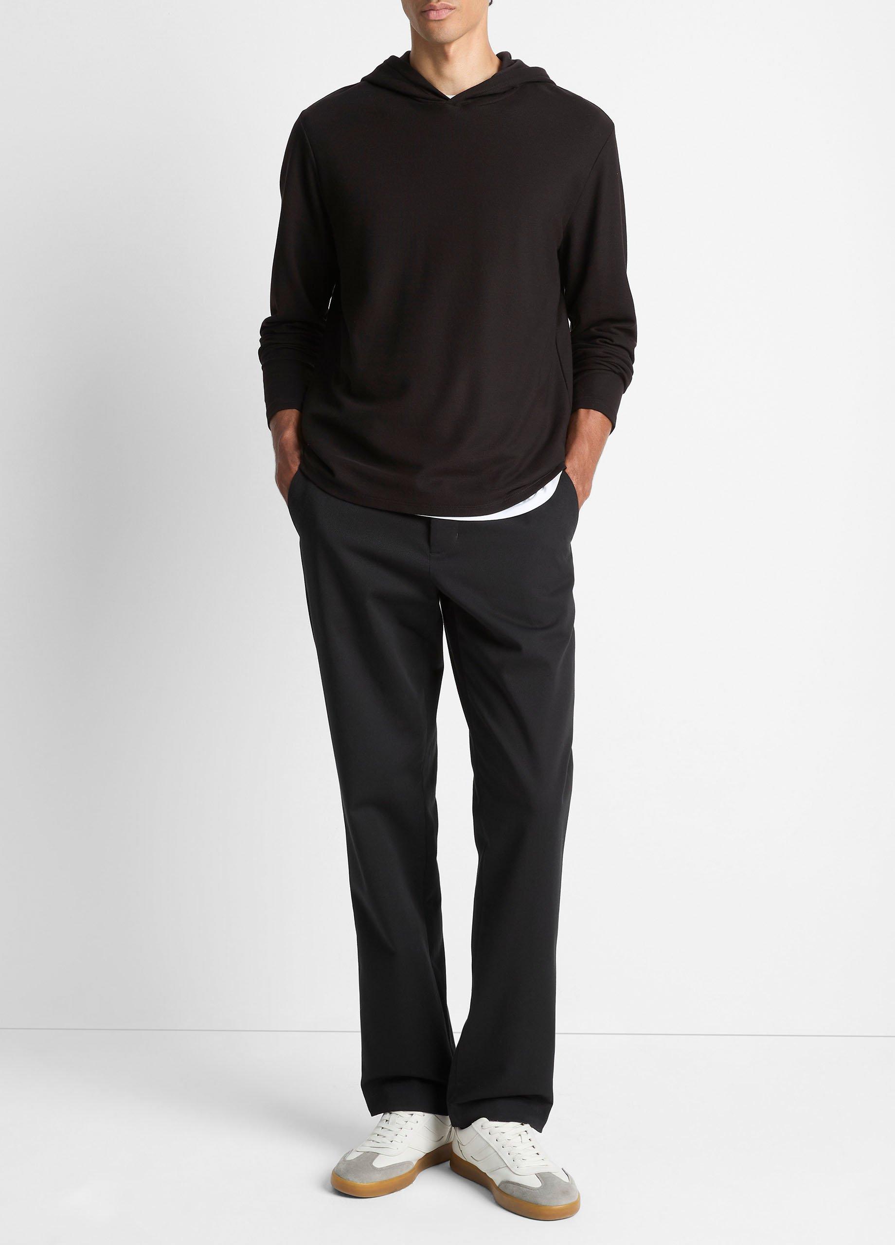 Pima Cotton Piqu&eacute; Hoodie image number 3