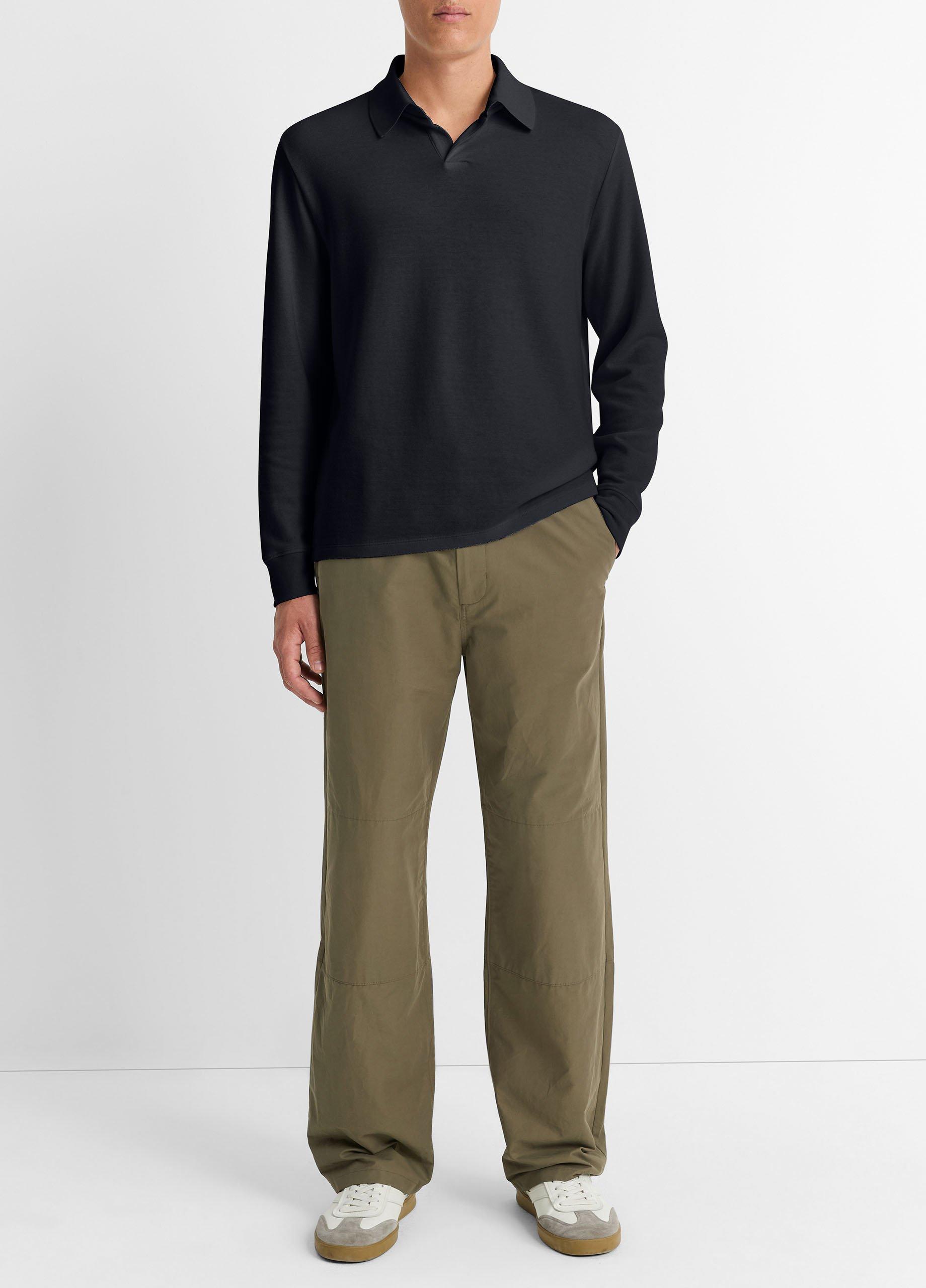 Amazon.com: Men's Long Sleeve Polo Shirts Casual Velvet
