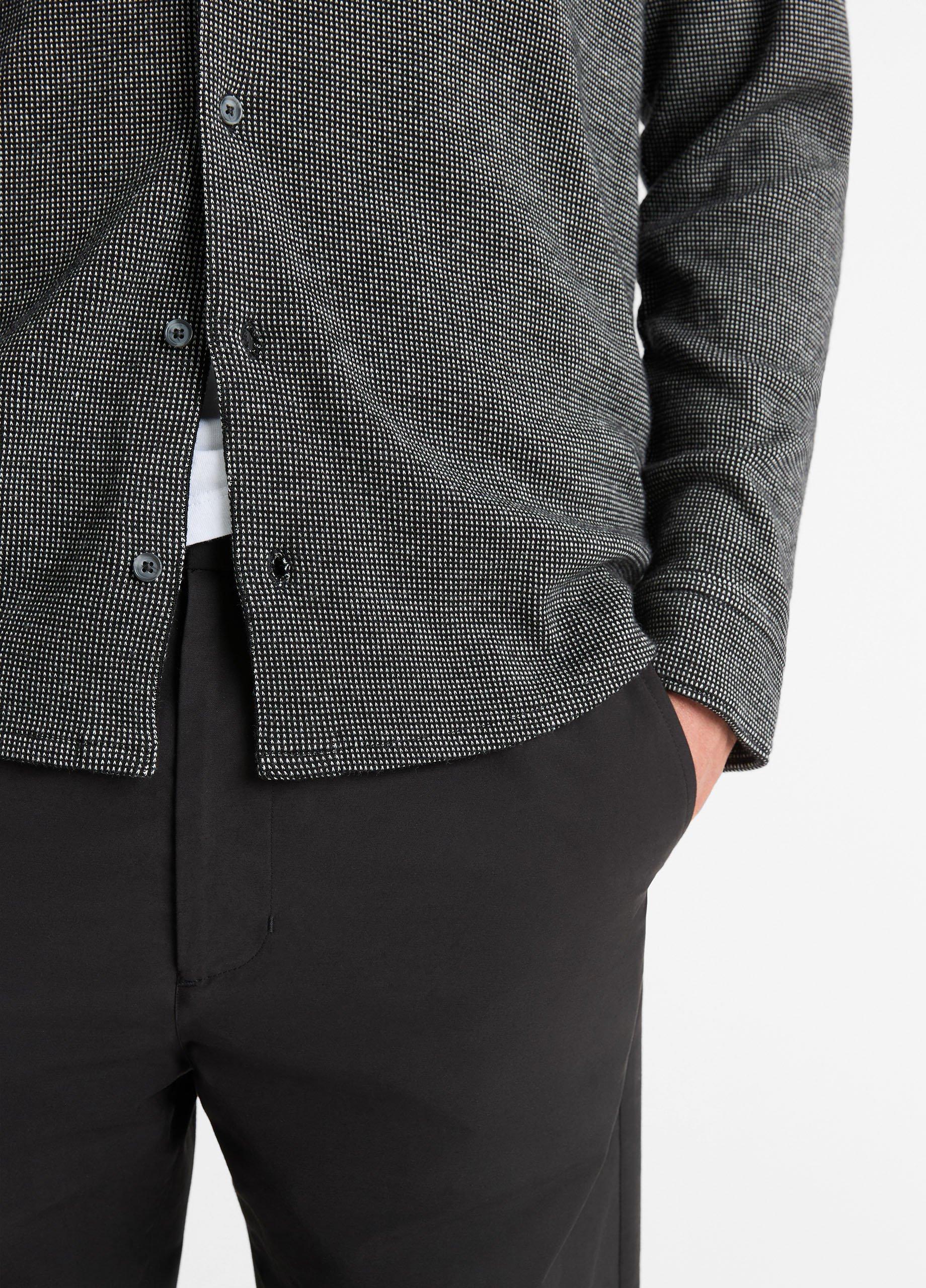 Birdseye Pima Cotton Button-Down Shirt image number 1