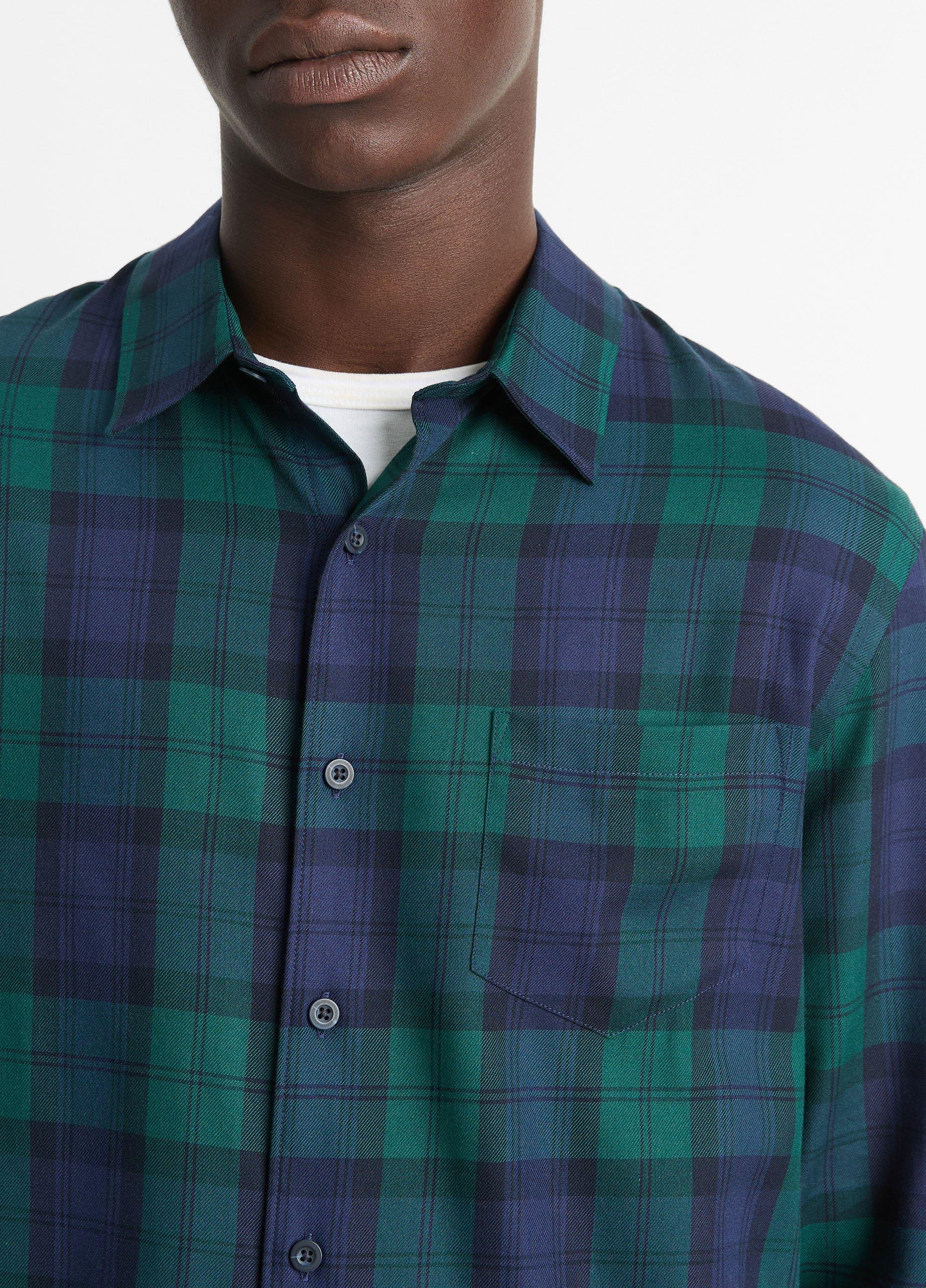 Castaic Plaid Cotton-Blend Shirt image number 1