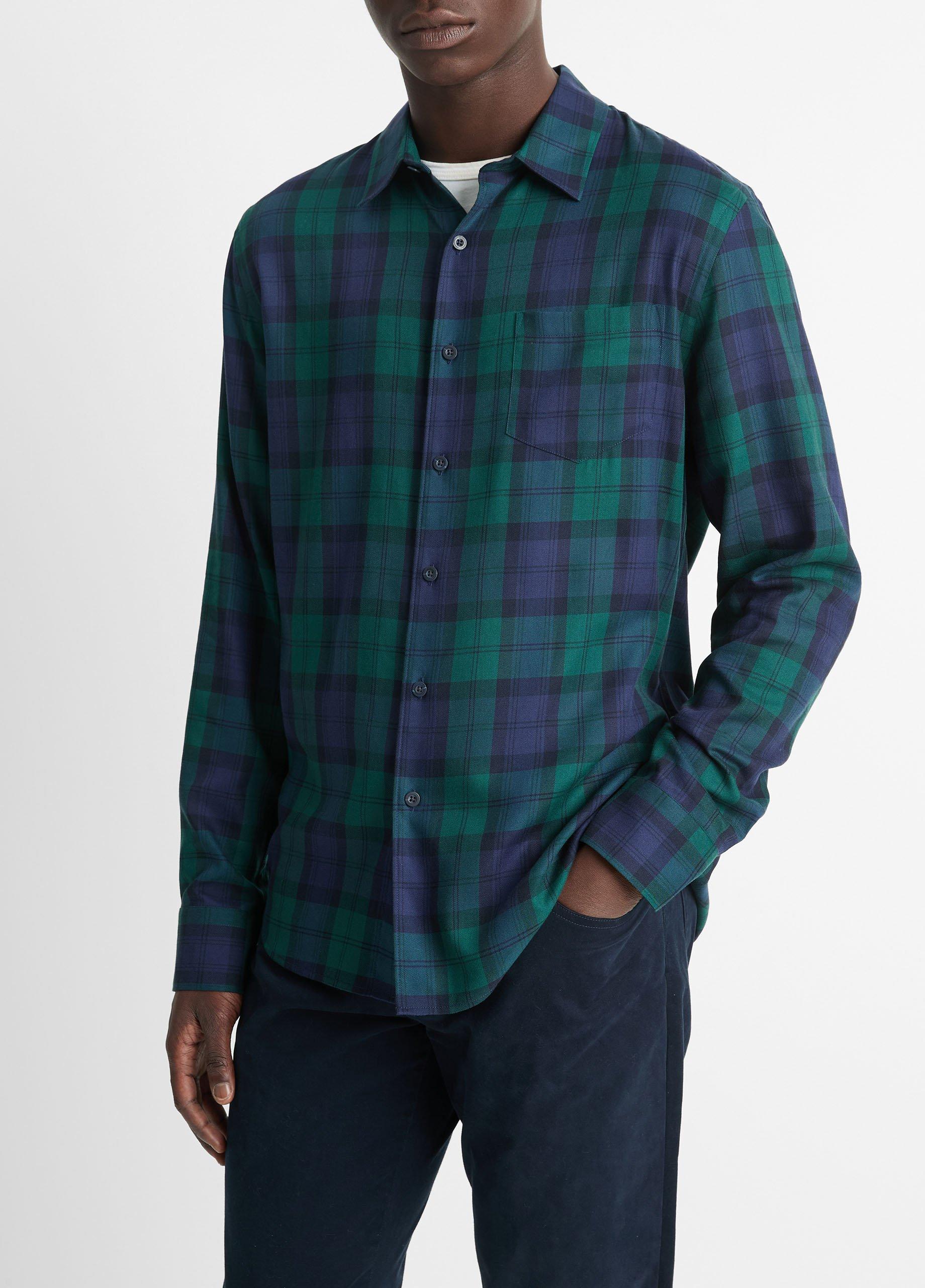 Castaic Plaid Cotton-Blend Shirt image number 2