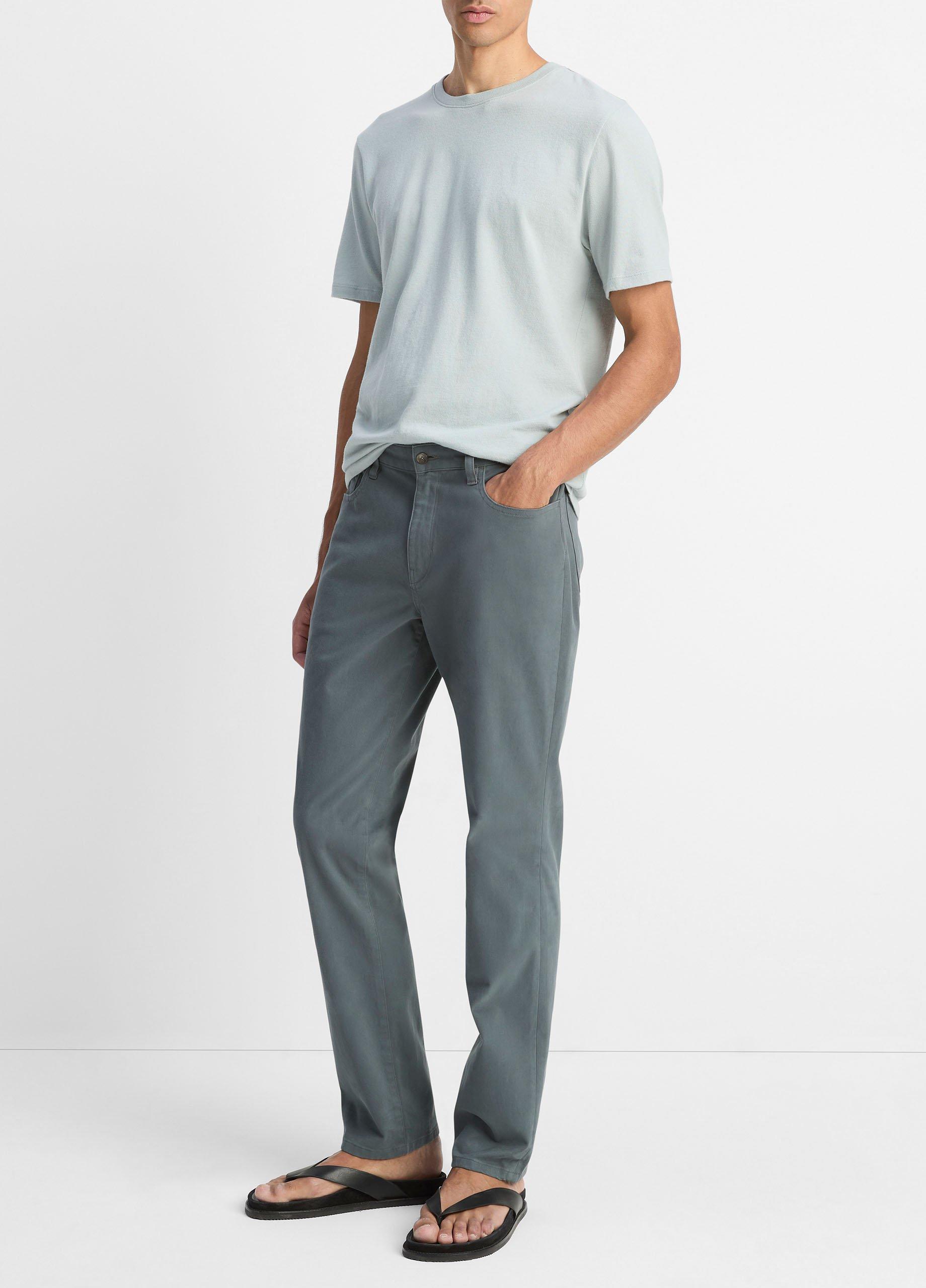 Dylan Slim 5-Pocket Peached Stretch-Cotton Pant image number 1