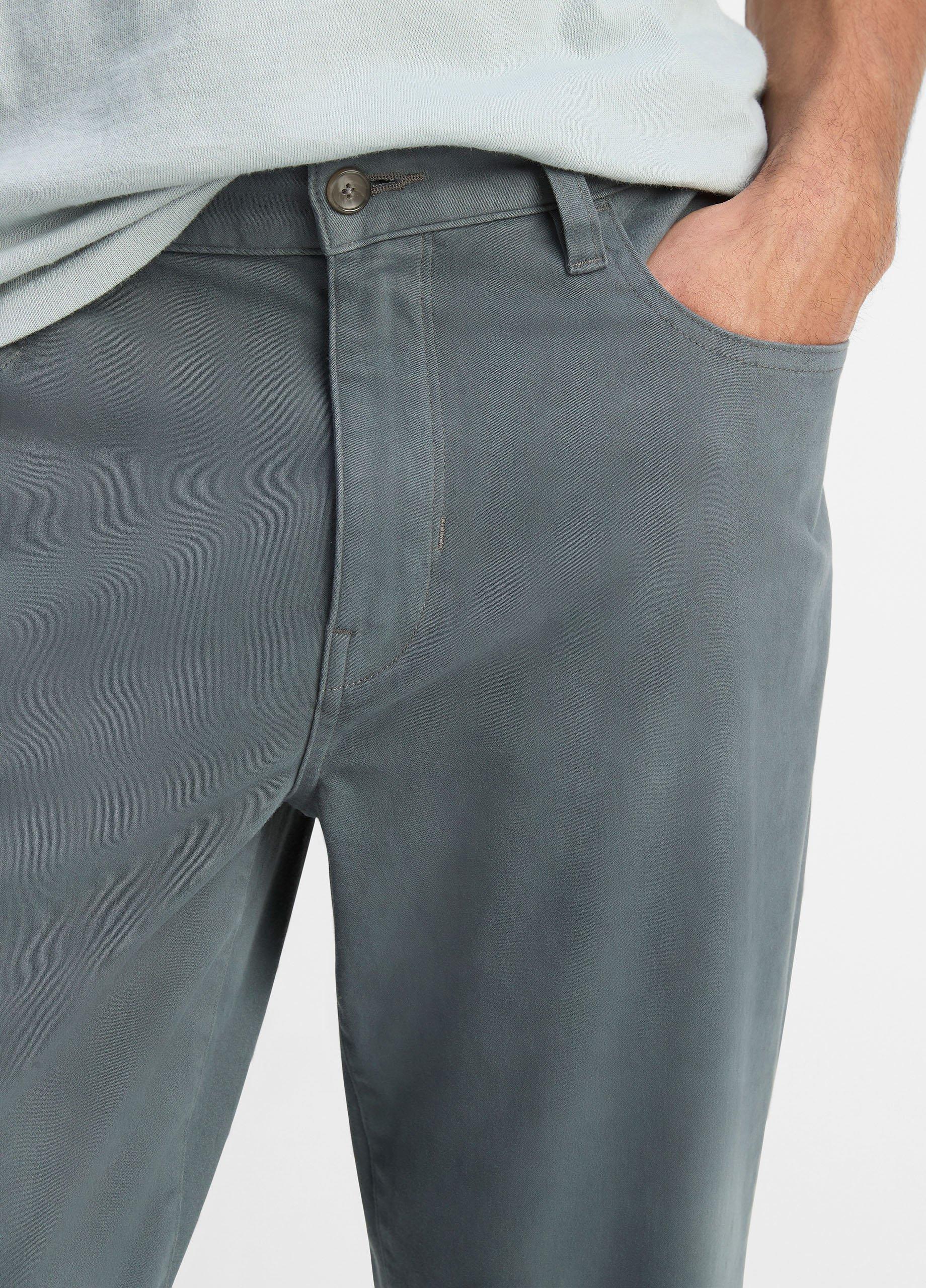 Dylan Slim 5-Pocket Peached Stretch-Cotton Pant image number 3