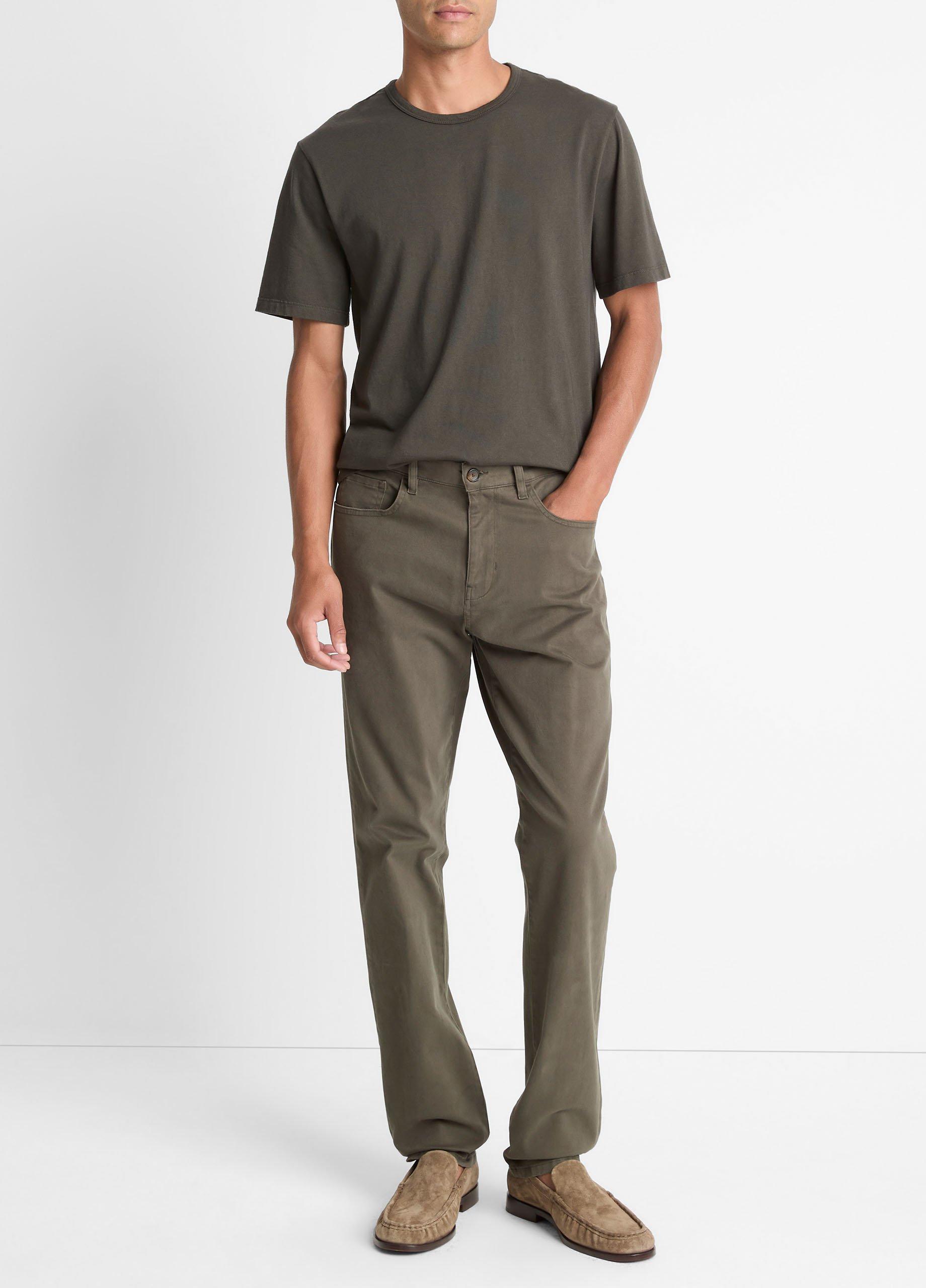 Dylan Slim 5-Pocket Peached Stretch-Cotton Pant image number 0