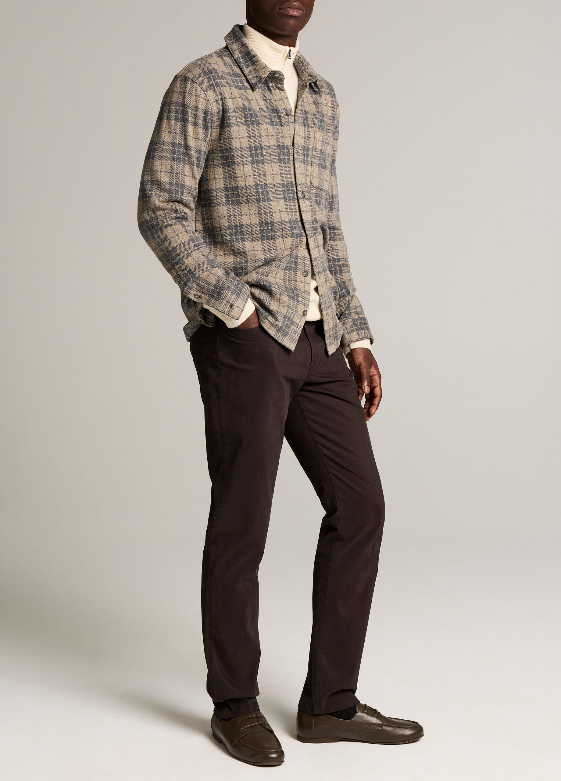 Dylan Slim 5-Pocket Peached Stretch-Cotton Pant image number 1