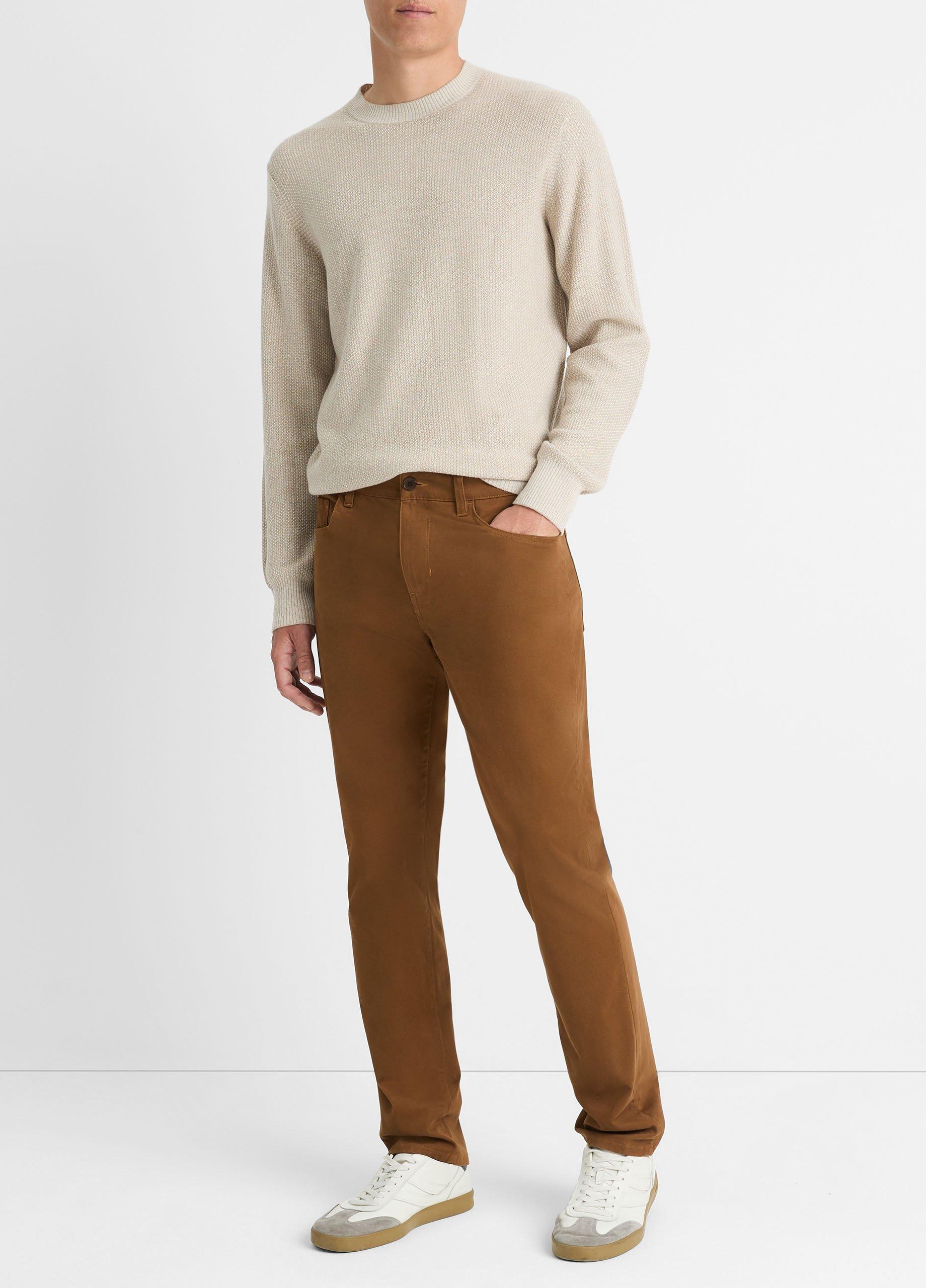【2plan】365 Everyday Cotton Pants Everyday Knit Zip-Pocket Slim Pants | Appleseed's