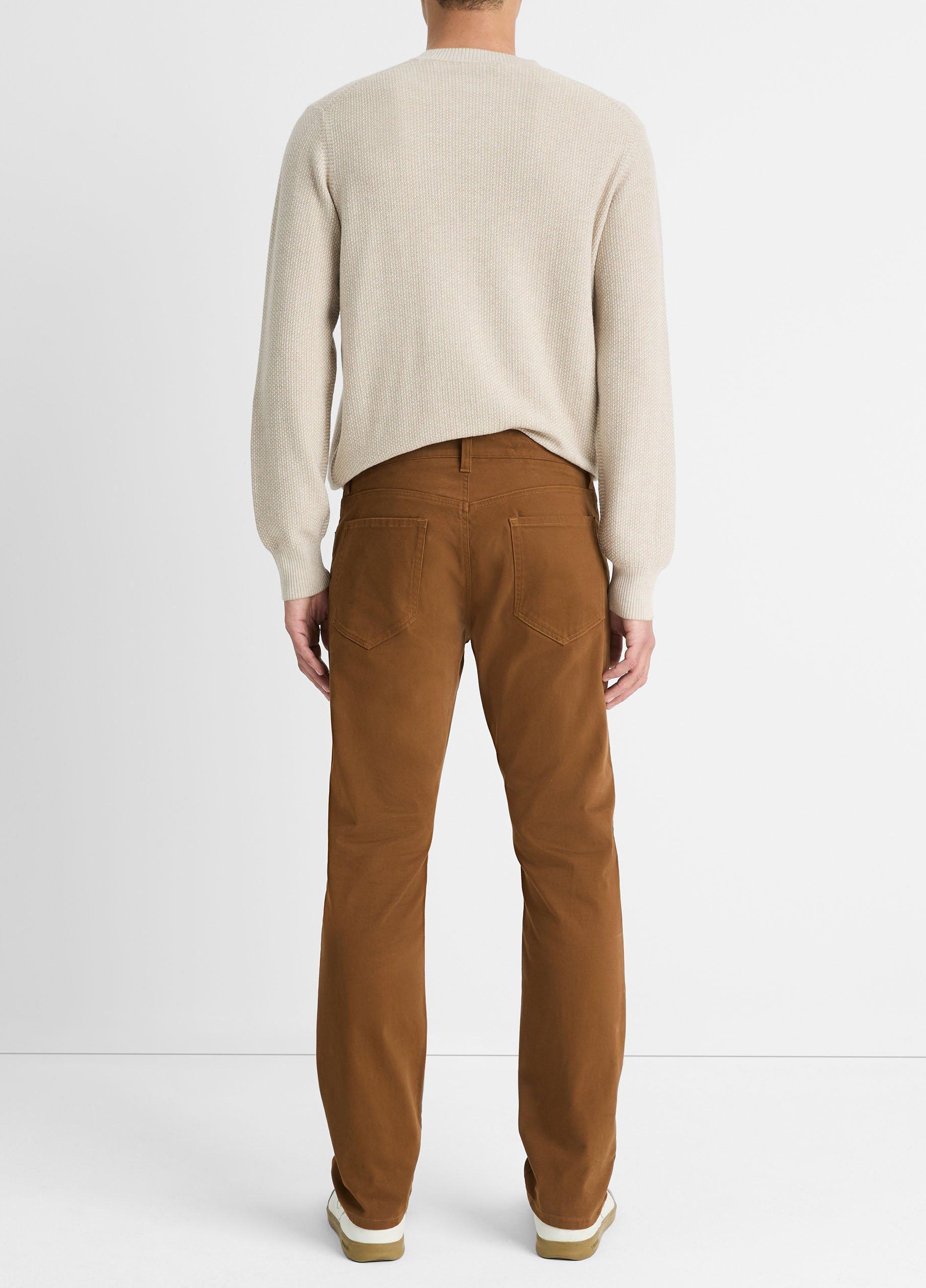 Dylan Slim 5-Pocket Peached Stretch-Cotton Pant in Pants