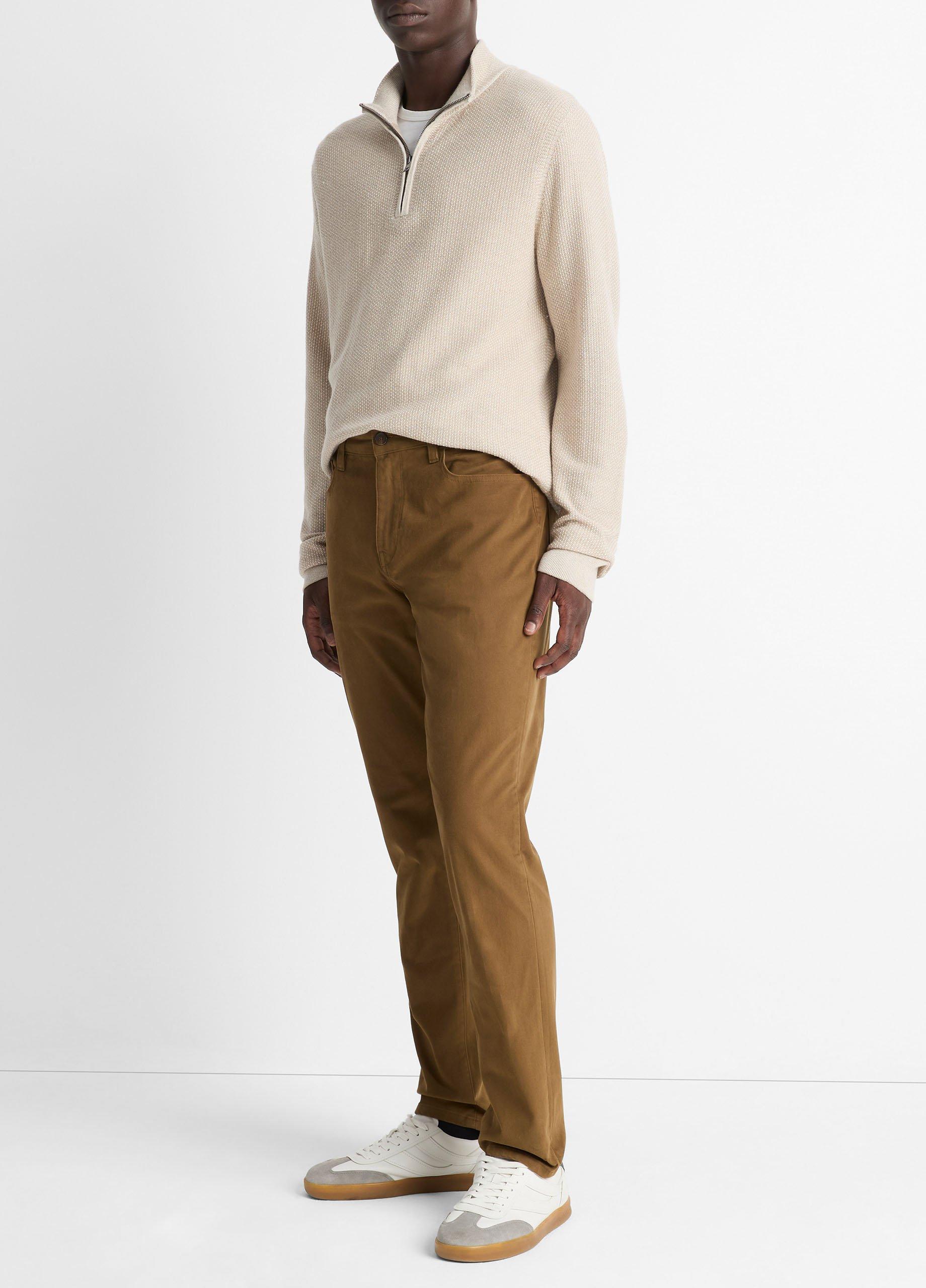 Dylan Slim 5-Pocket Peached Stretch-Cotton Pant image number 1