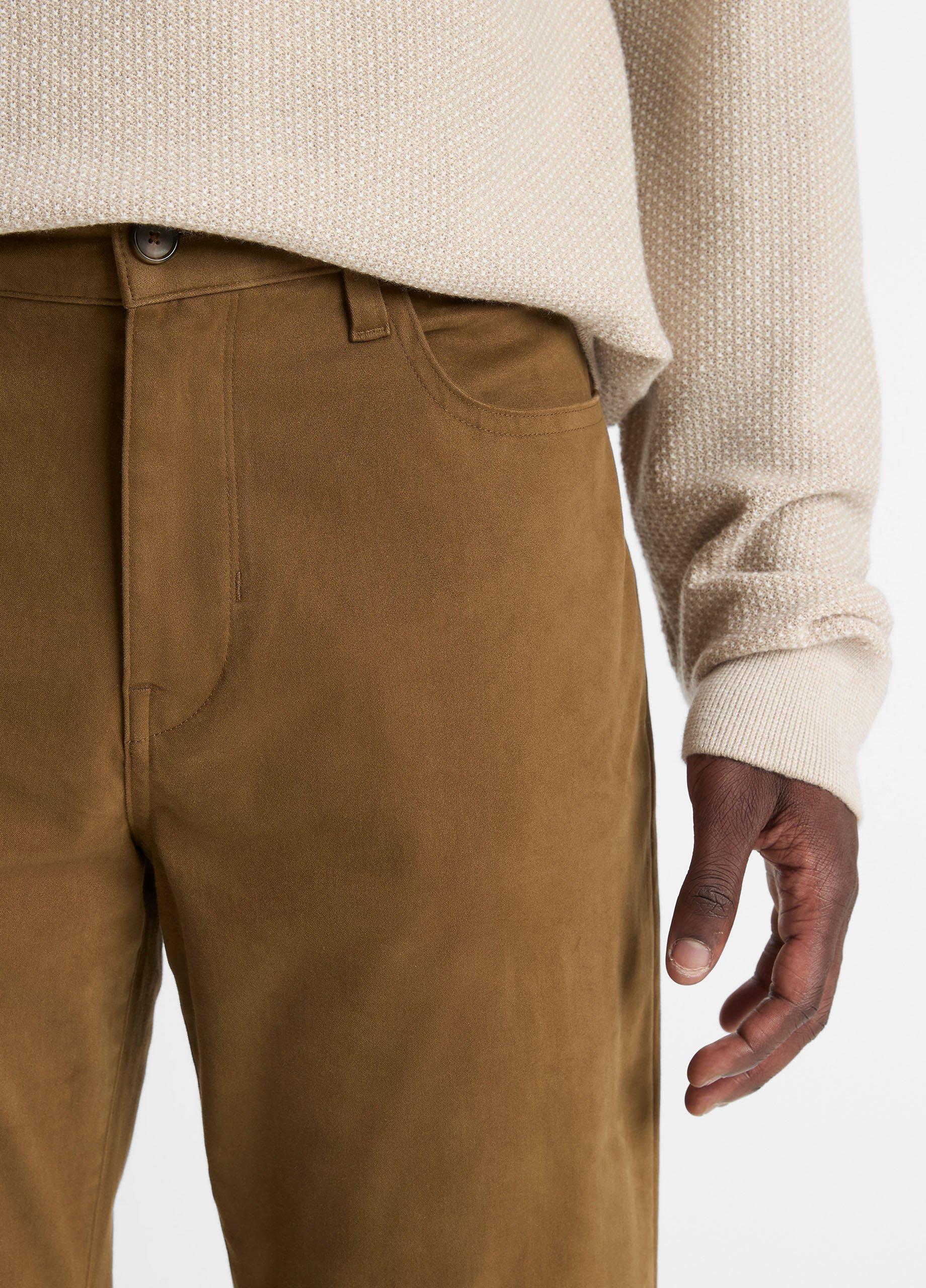 Dylan Slim 5-Pocket Peached Stretch-Cotton Pant image number 3