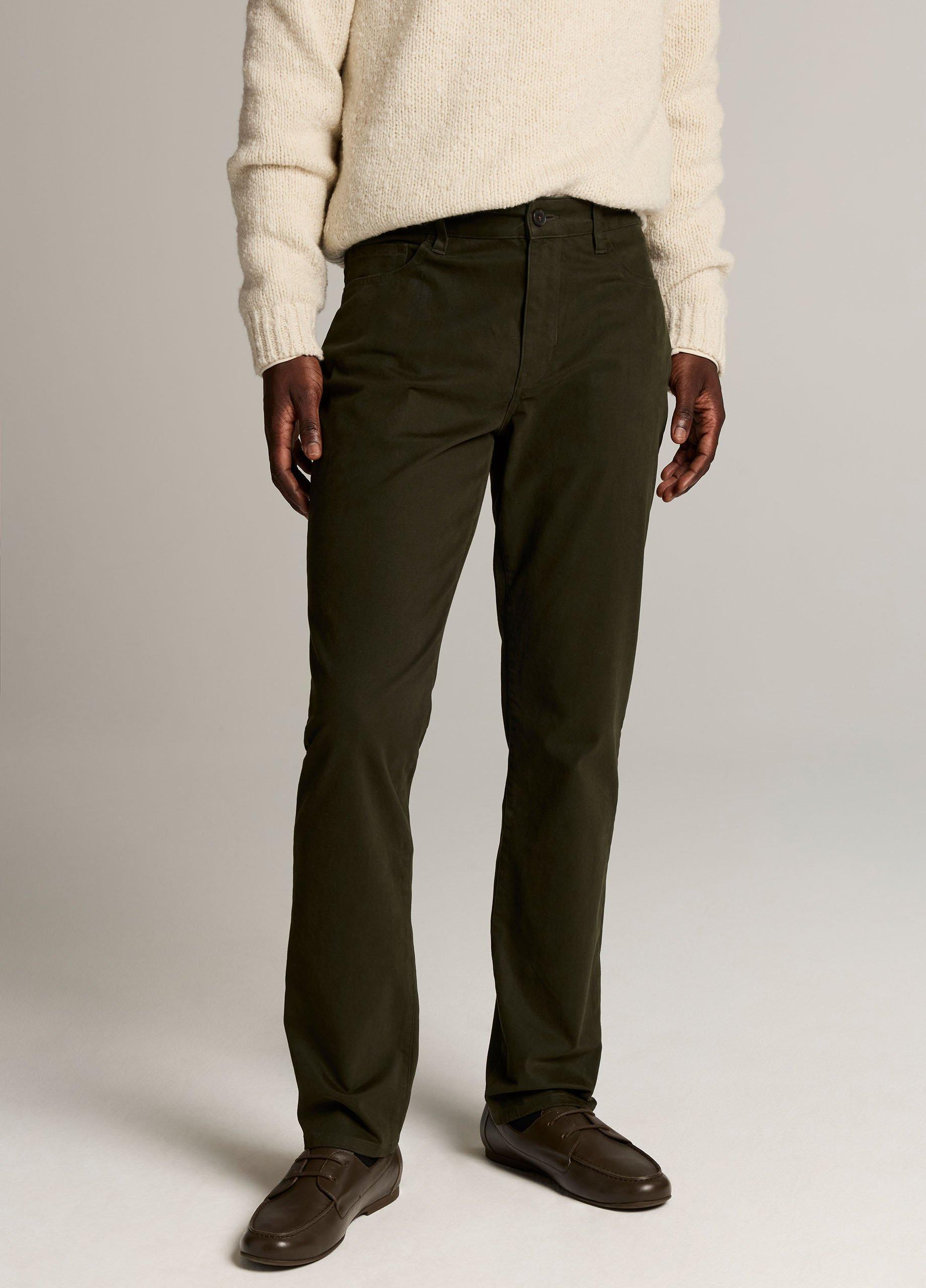 Dylan Slim 5-Pocket Peached Stretch-Cotton Pant image number 3