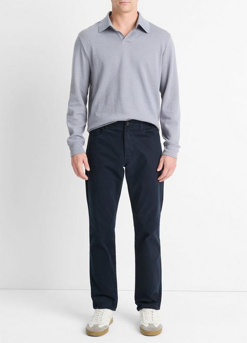 Dylan Slim 5-Pocket Peached Stretch-Cotton Pant