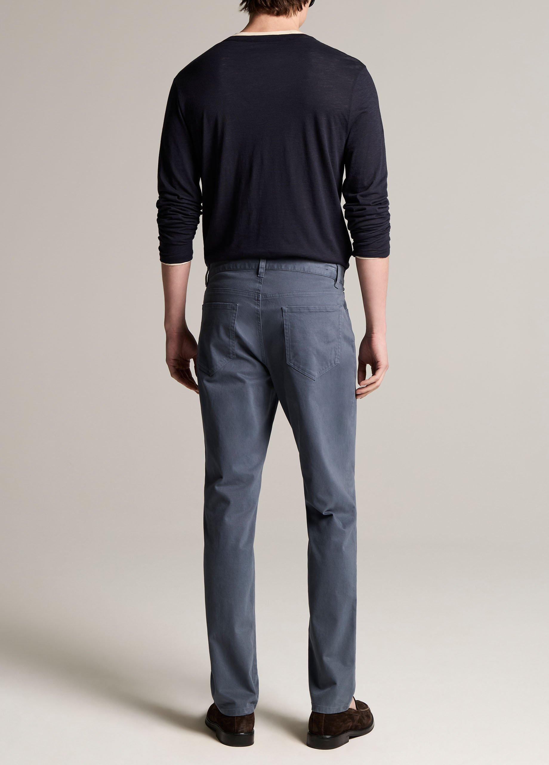 Dylan Slim 5-Pocket Peached Stretch-Cotton Pant image number 2