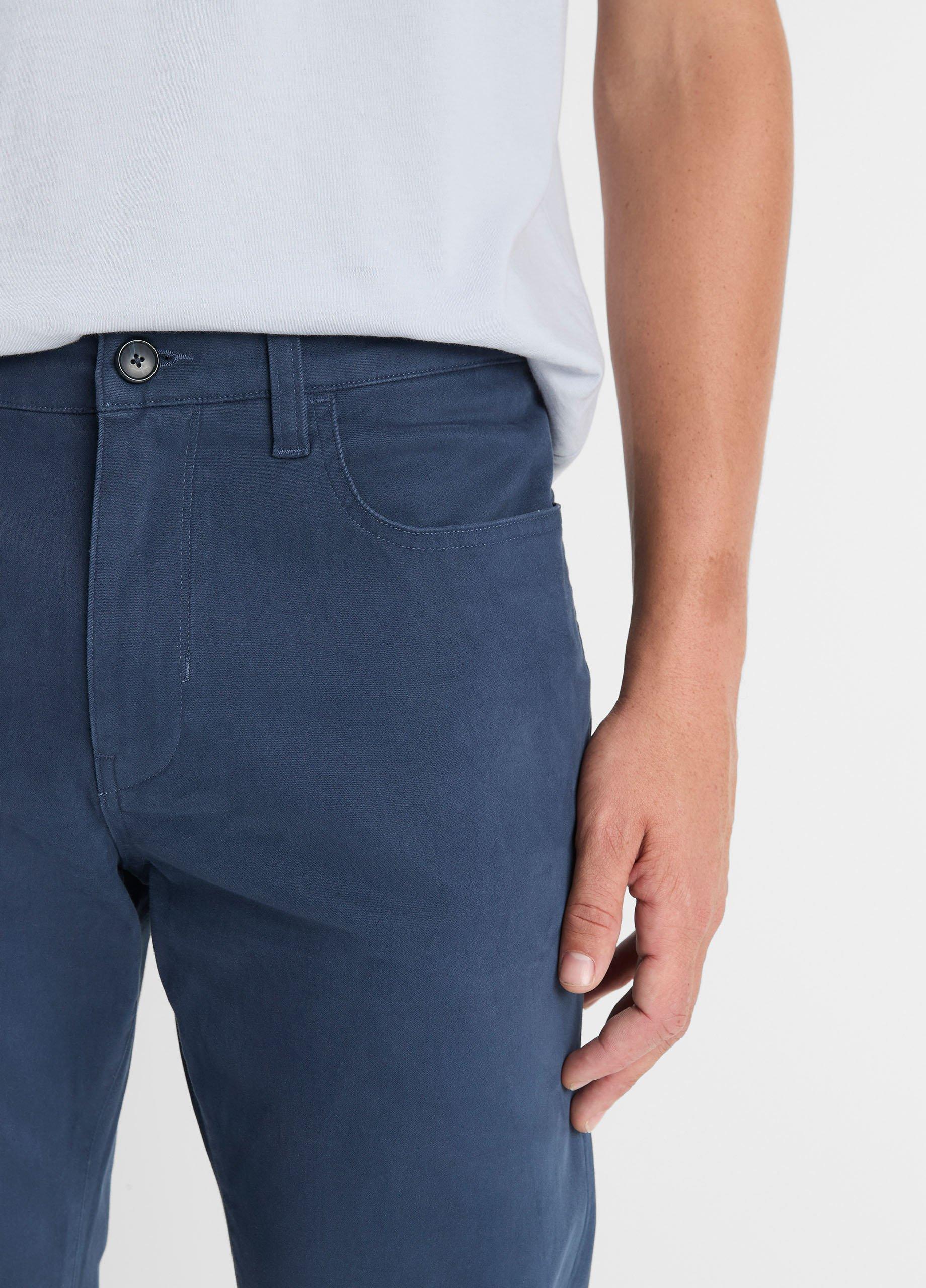 Dylan Slim 5-Pocket Peached Stretch-Cotton Pant image number 1