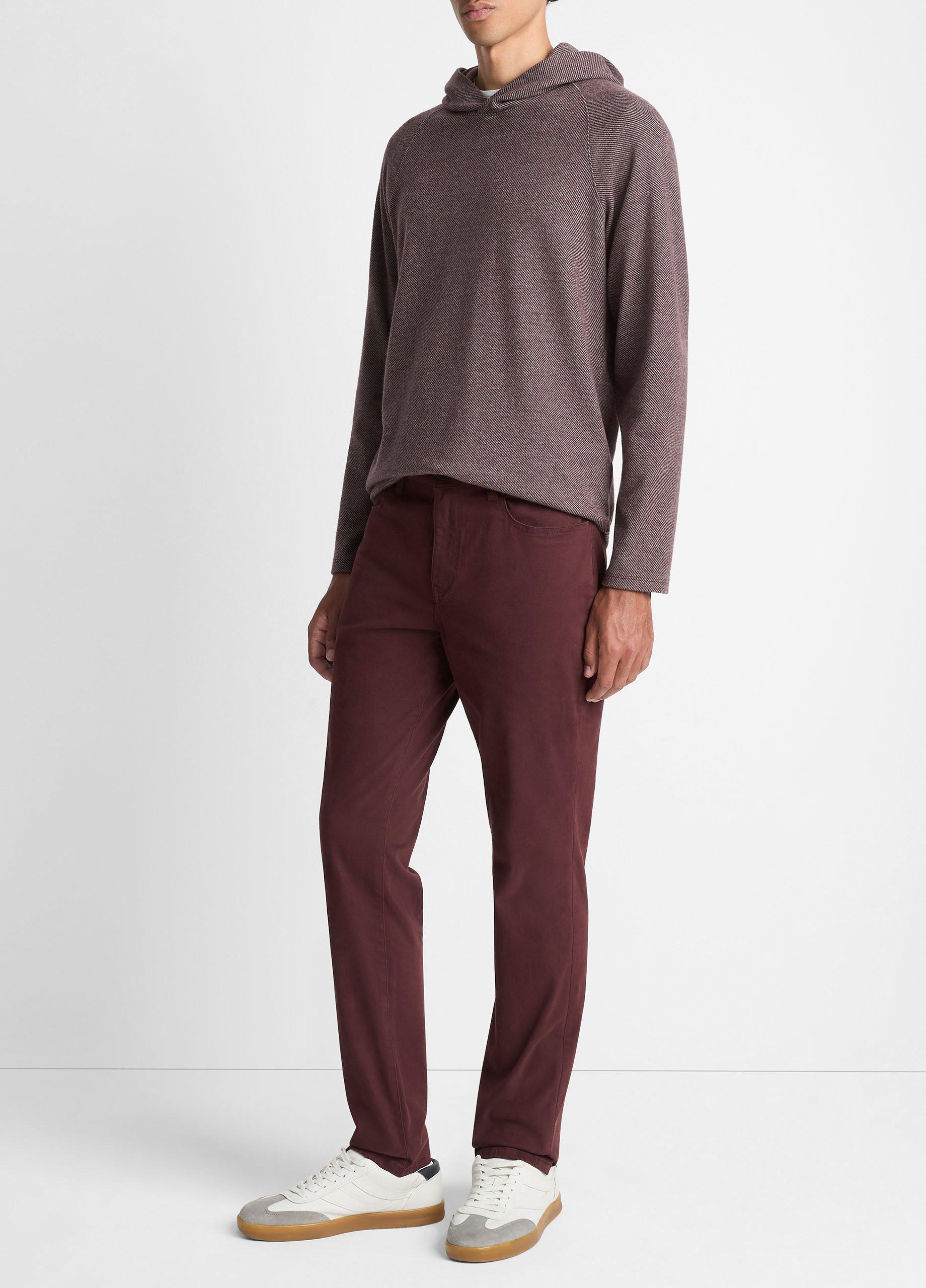 Dylan Slim 5-Pocket Peached Stretch-Cotton Pant image number 1