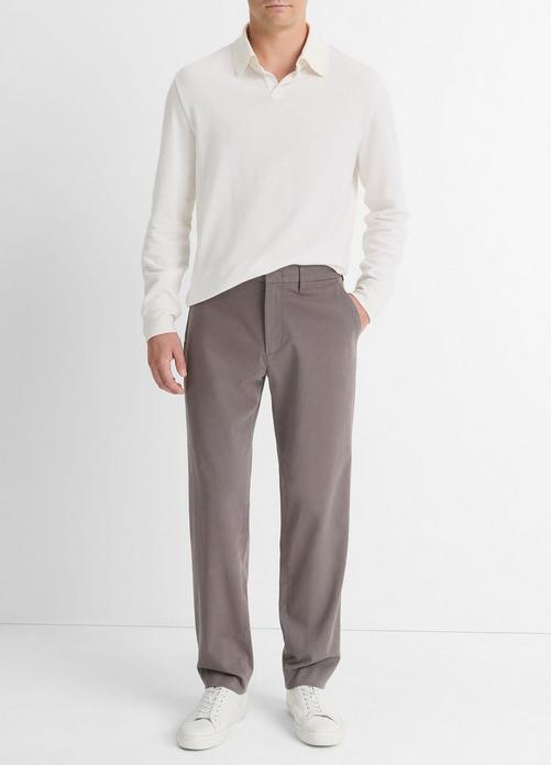 Owen Athletic Peached Stretch-Cotton Pant