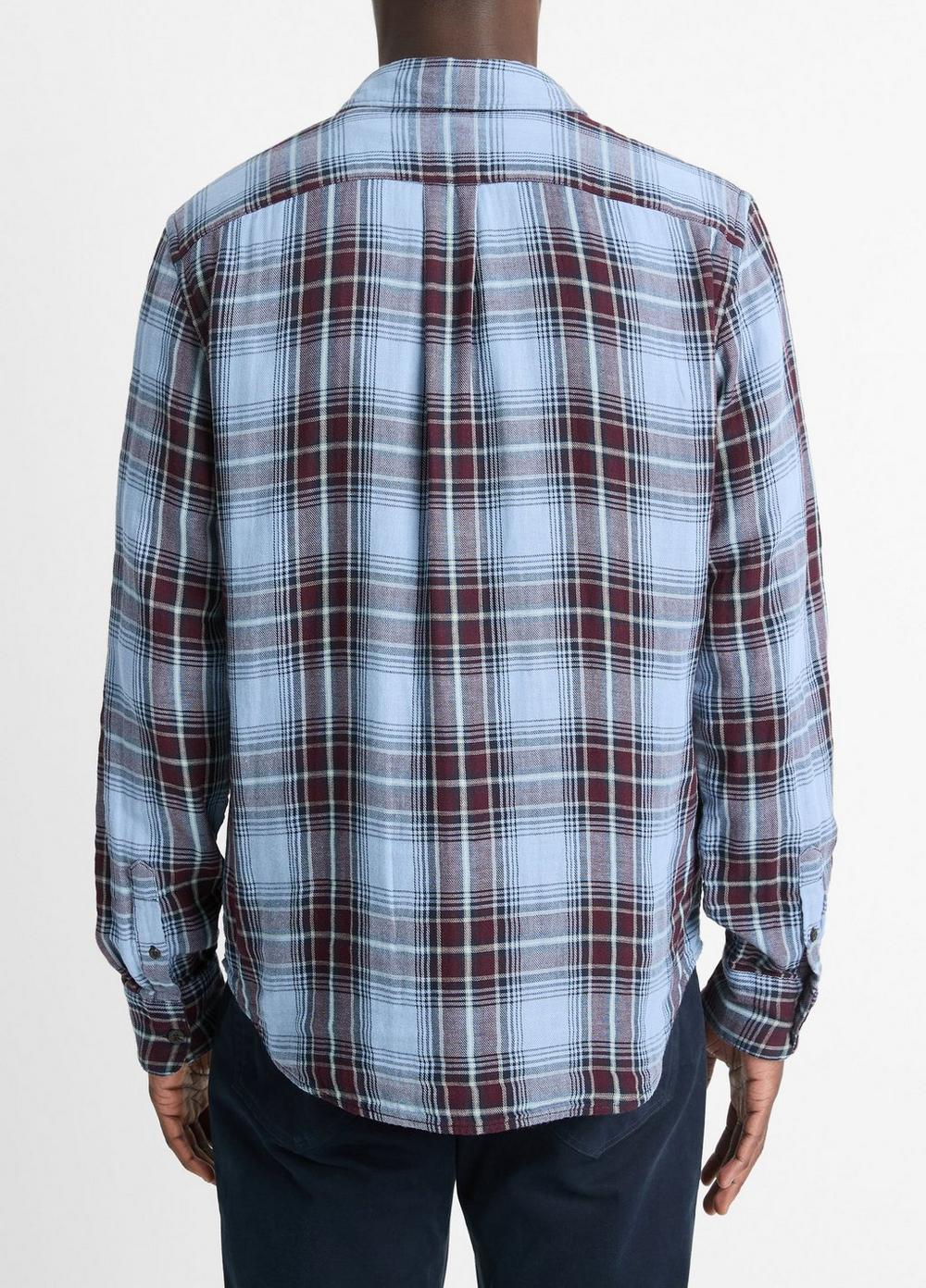 Napa Plaid Cotton Shirt in Shirts | Vince Napa Plaid Cotton Shirt in Shirts | Vince