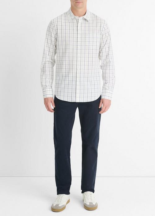 Barlow Plaid Cotton-Wool Shirt