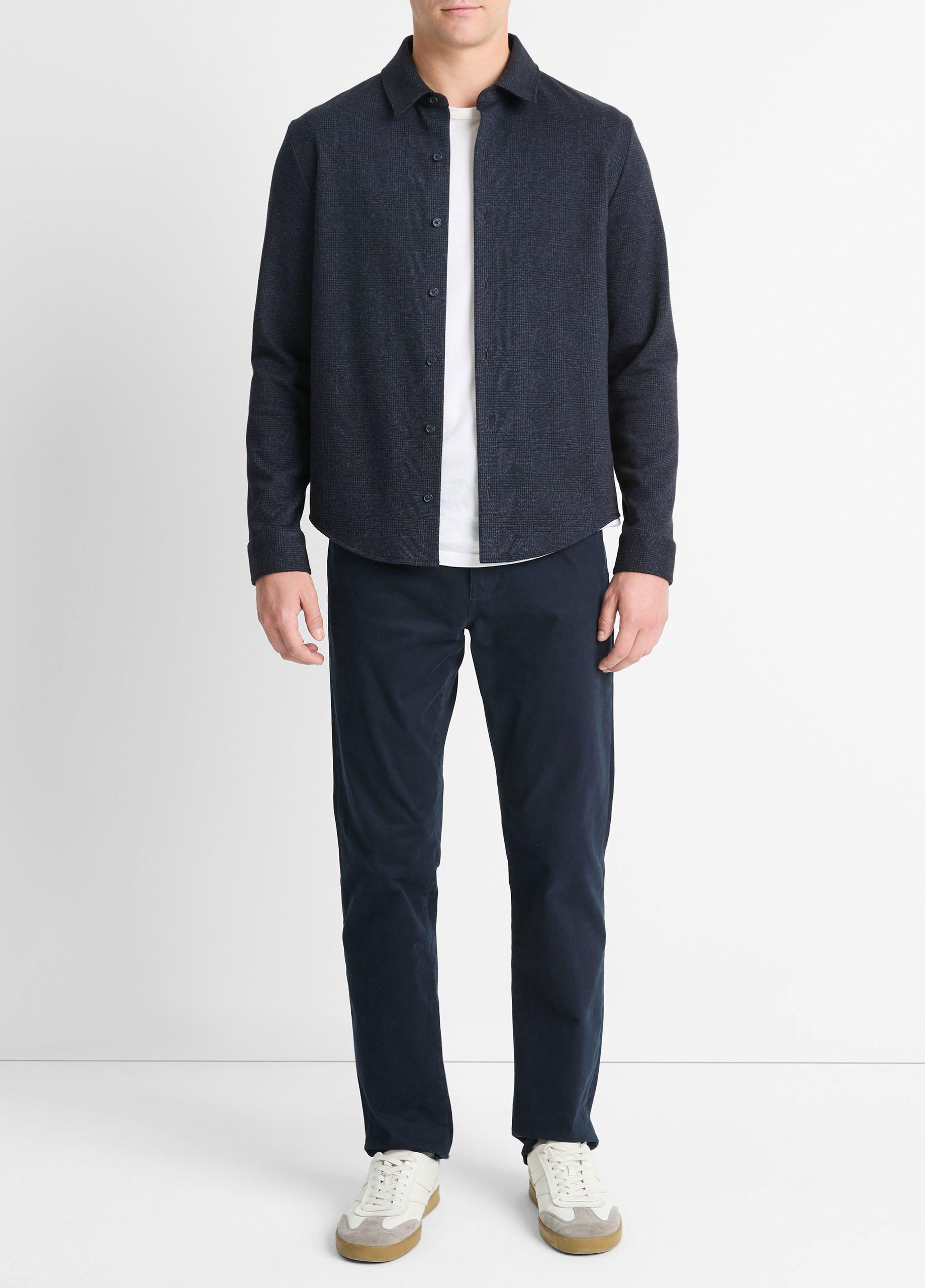 Glen Plaid Cotton-Blend Shirt image number 0