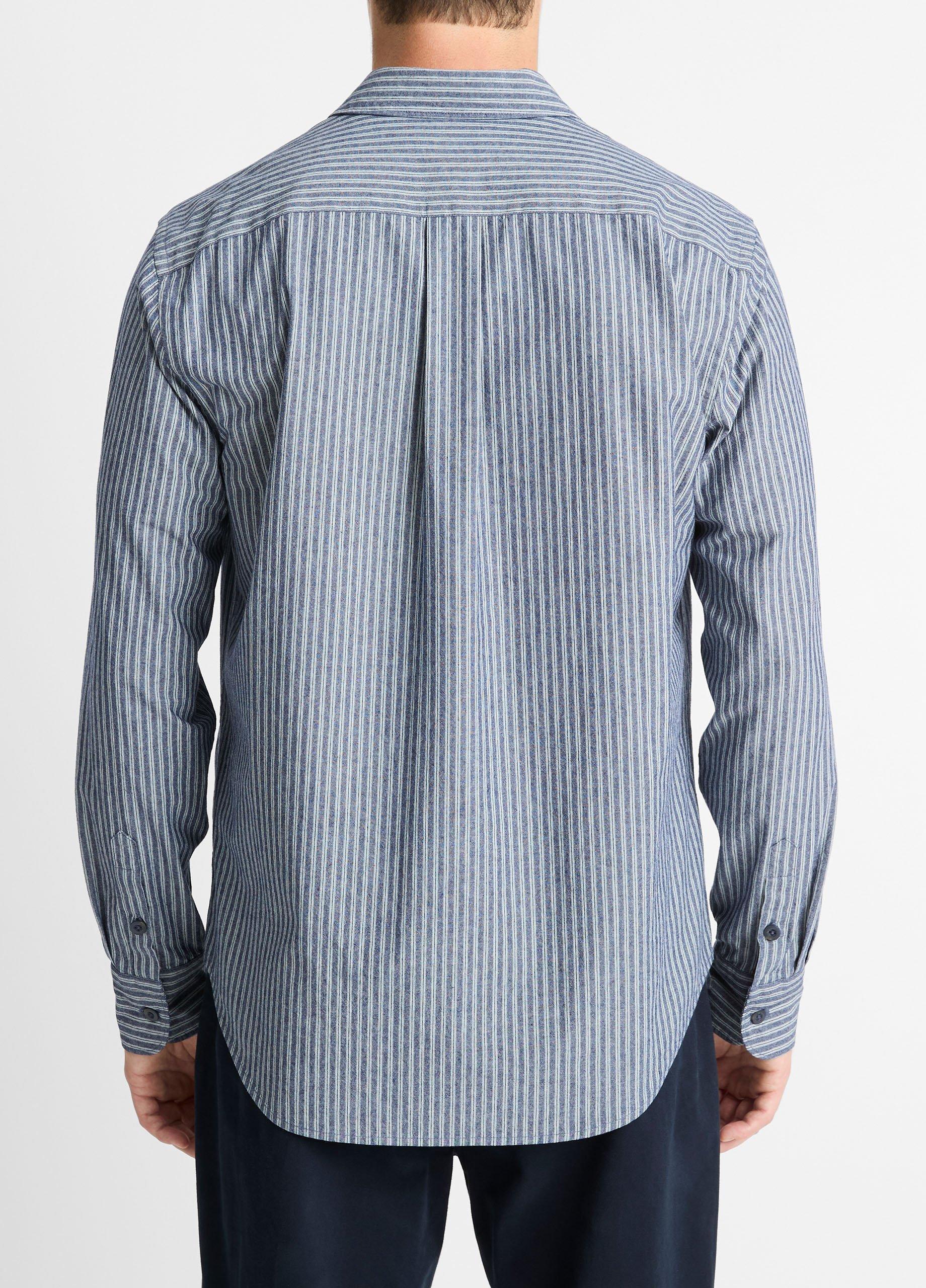 Railroad Stripe Cotton Shirt image number 3