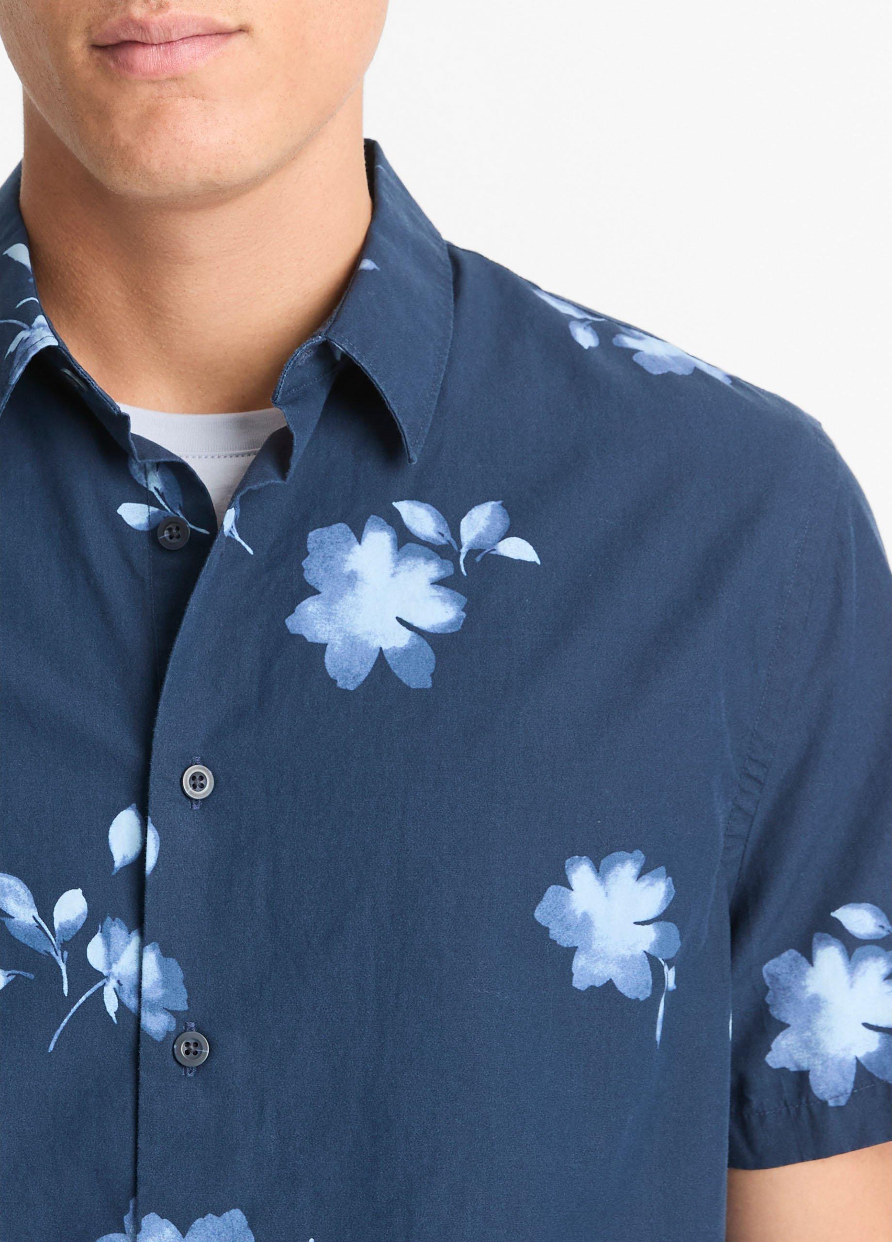 Cascading Floral Short-Sleeve Shirt image number 1