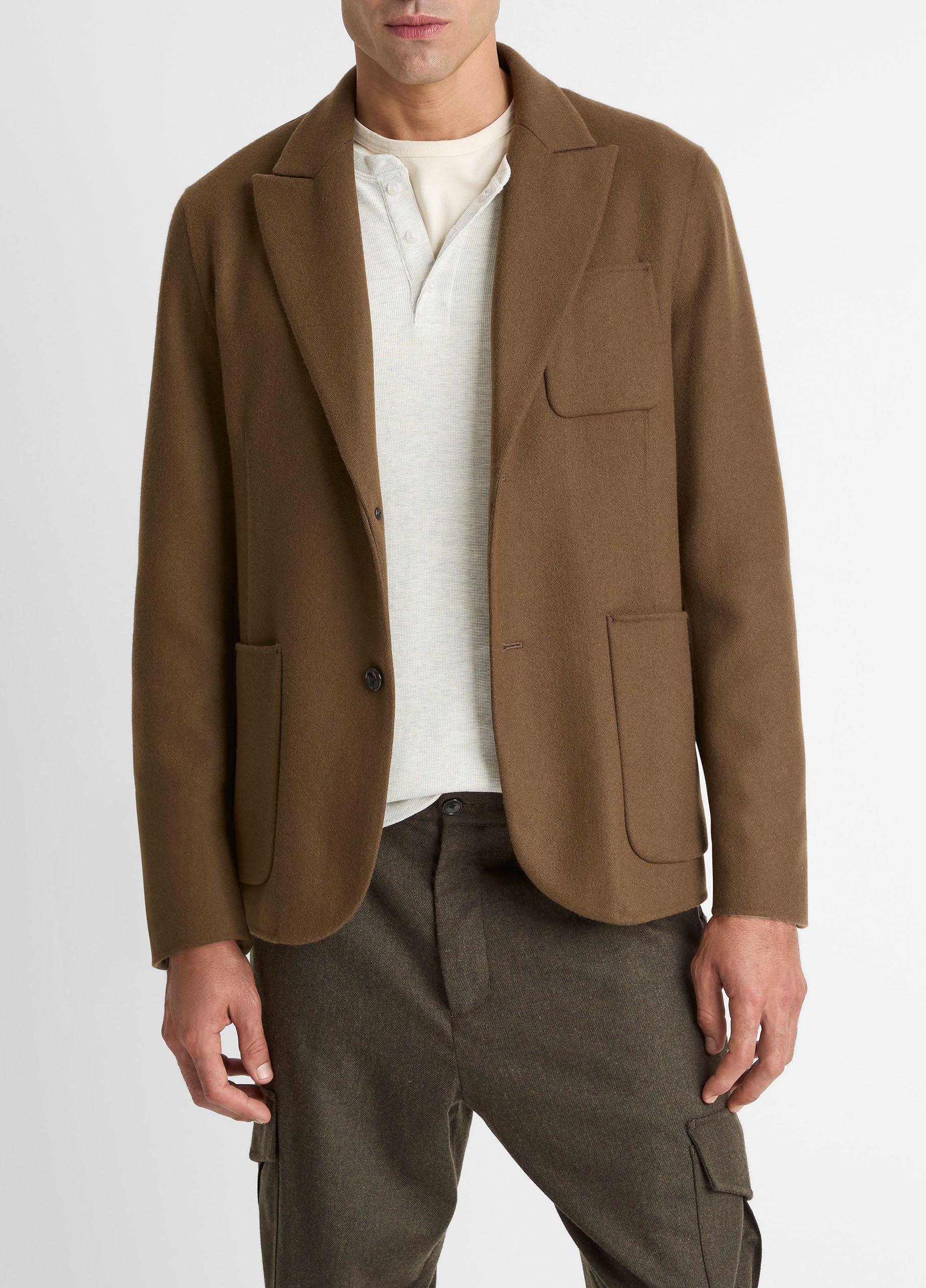 Italian Splittable Wool-Blend Blazer image number 0
