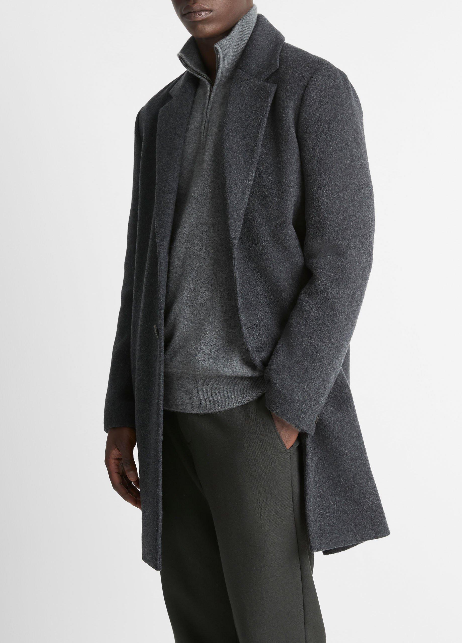 【SCENERITY】Wool coat jacket Classic Italian Wool-Blend Coat in Jackets & Outerwear | Vince