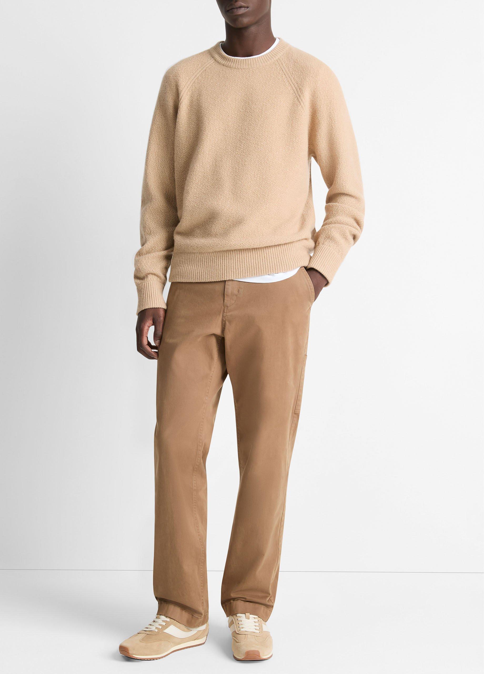 Micro-Boucl&eacute; Wool-Cashmere Sweater image number 0