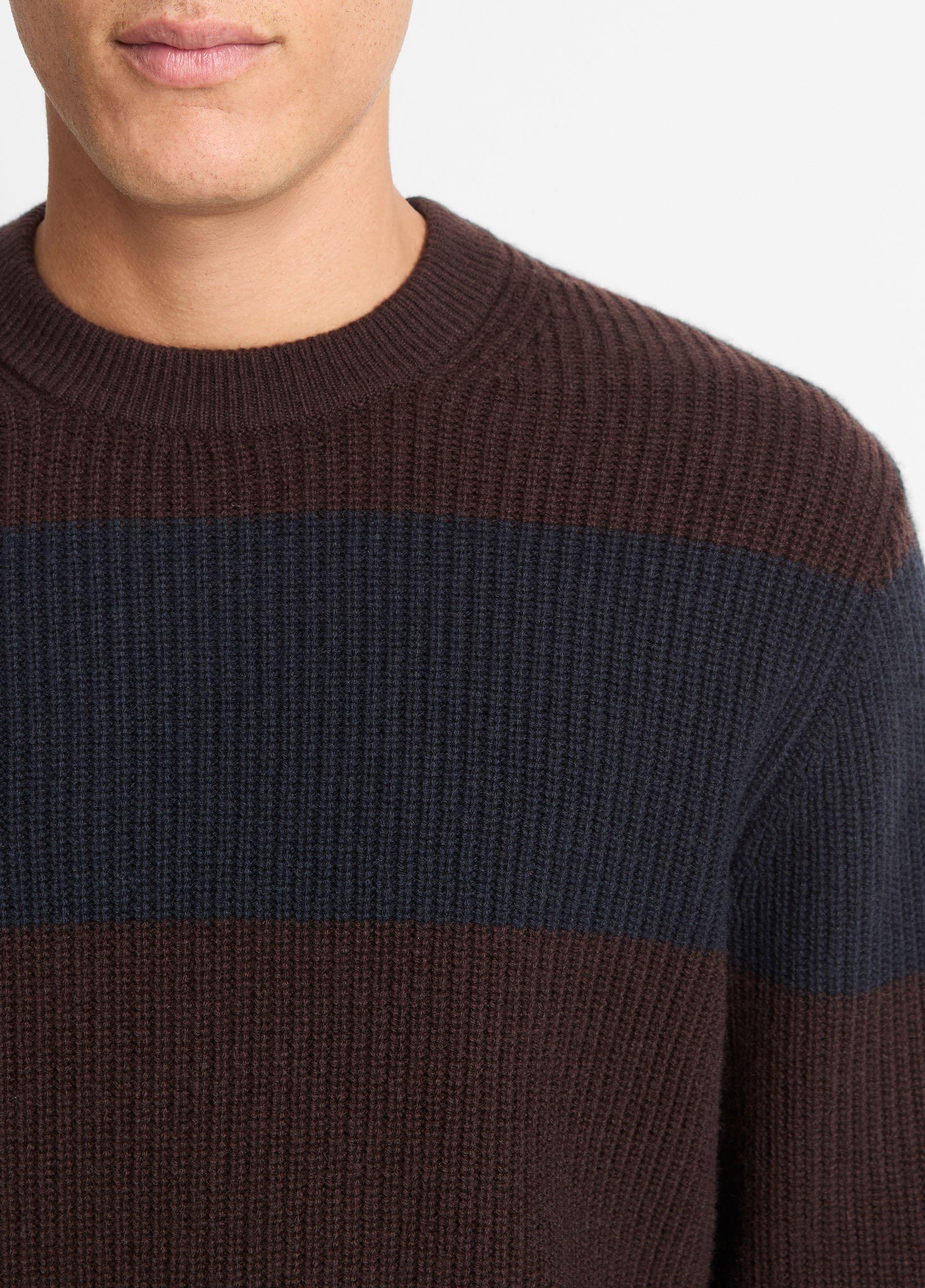 Vince Striped Wool & Cashmere buy Sweater