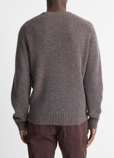 Mouliné-Mix Crew Neck Sweater in Sweaters | Vince Mouliné-Mix Crew Neck Sweater in Sweaters | Vince