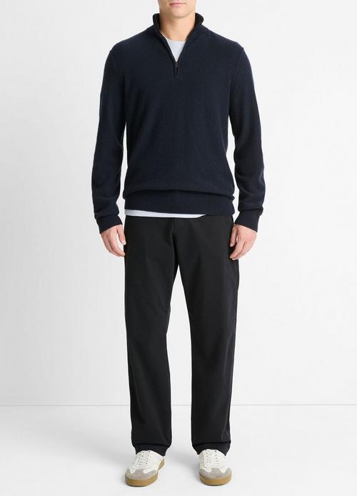 Plush Cashmere Quarter-Zip Sweater