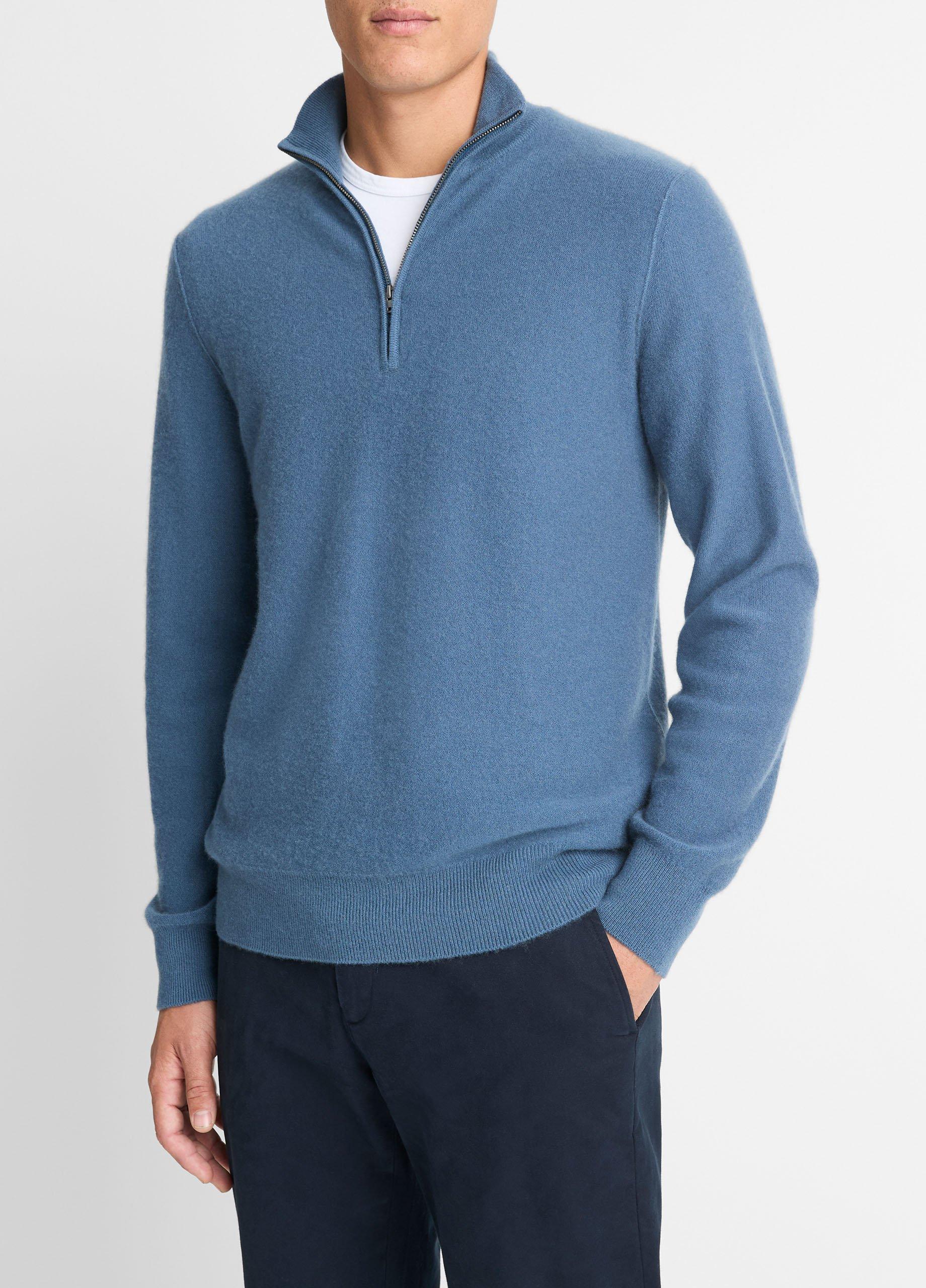 Plush Cashmere Quarter-Zip Sweater image number 2