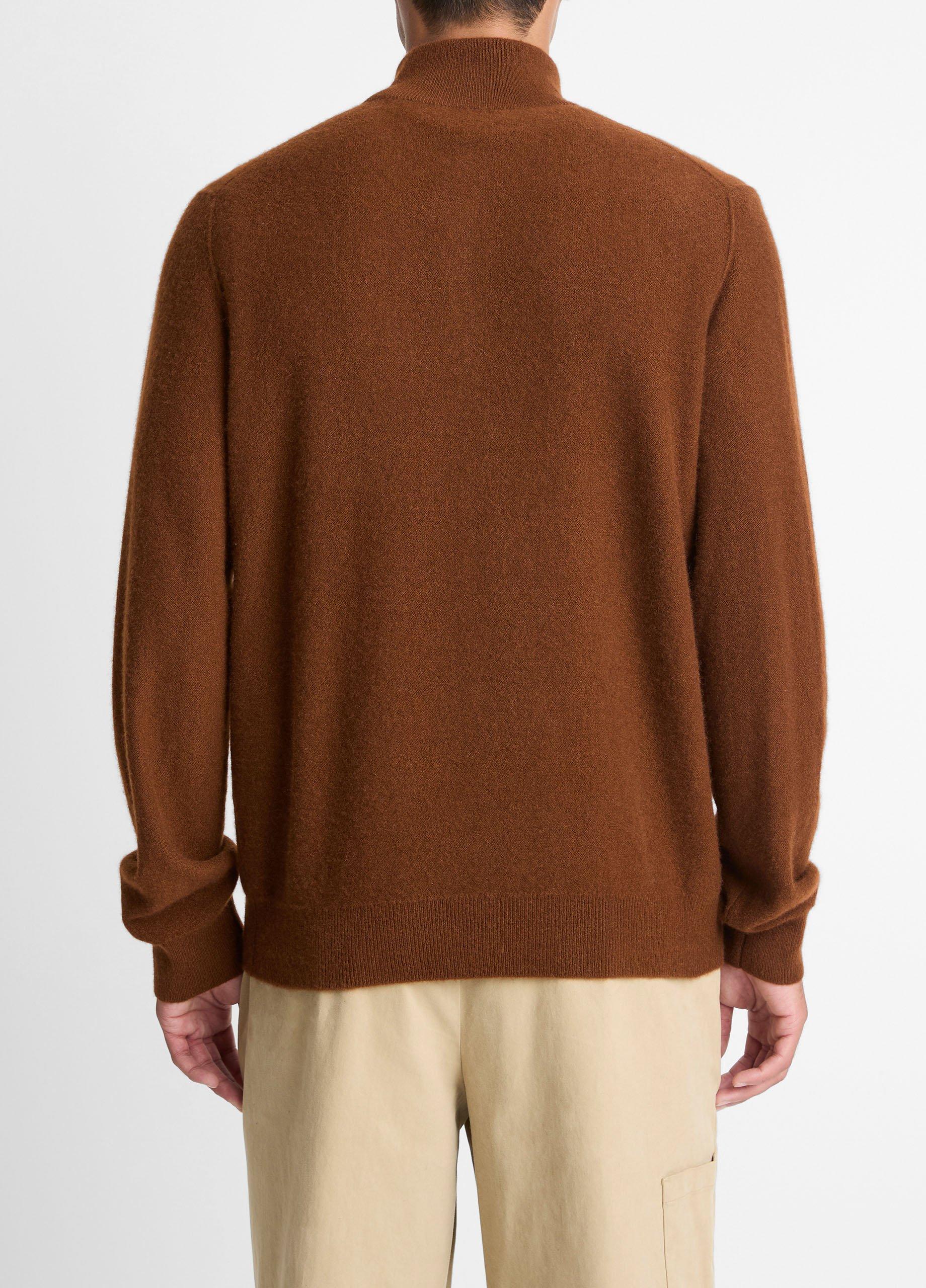 Plush Cashmere Quarter-Zip Sweater image number 2