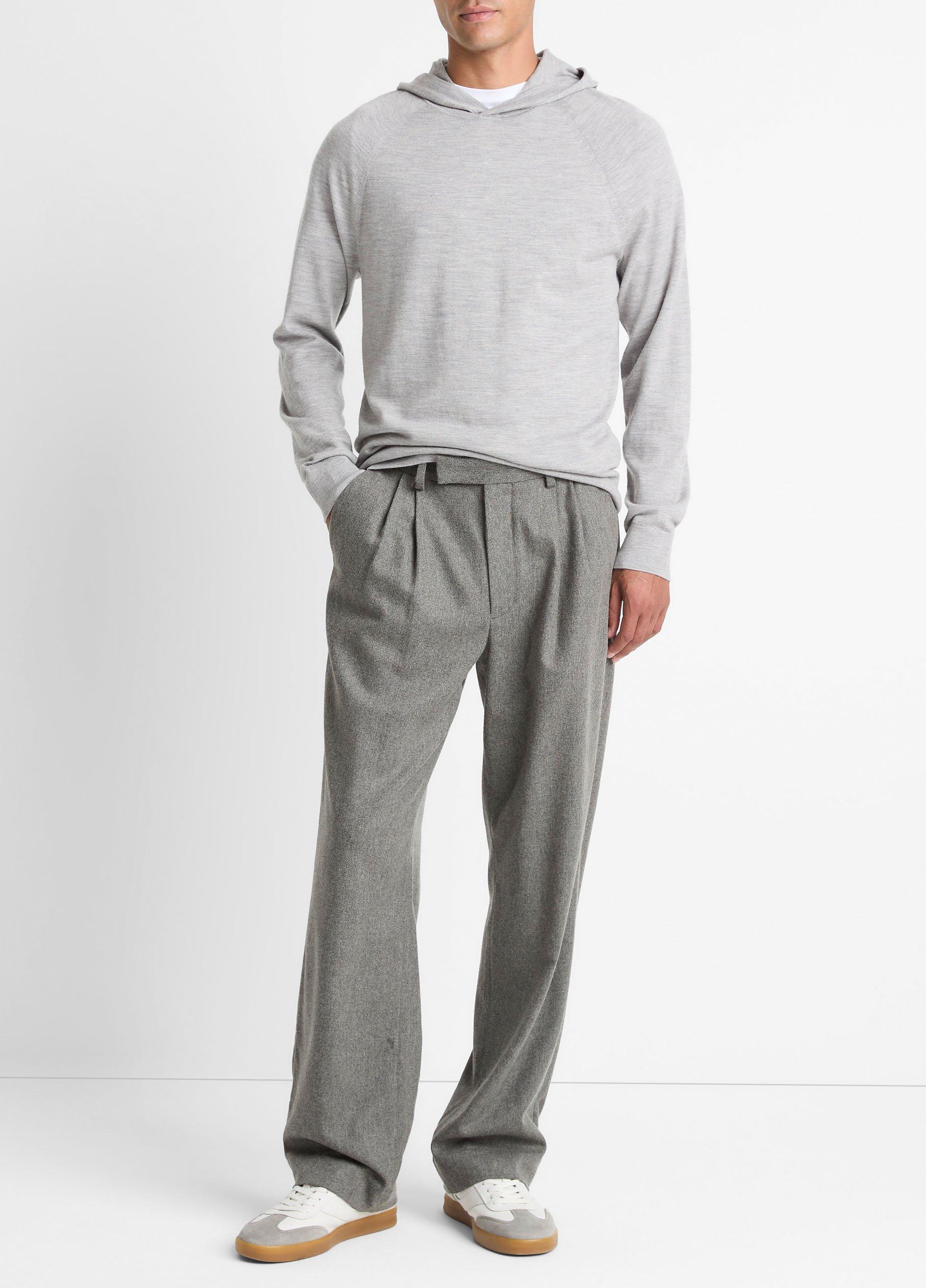 Featherweight Merino Wool-Cashmere Hoodie image number 3