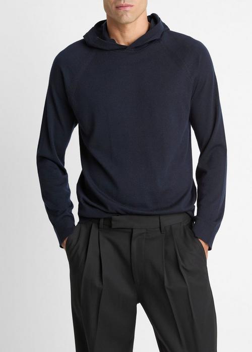 Featherweight Merino Wool-Cashmere Hoodie