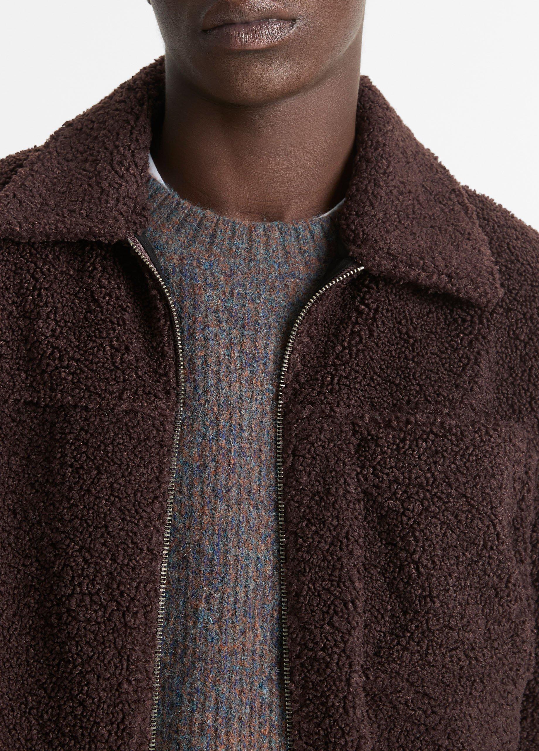 ヴィンス vince ジャケット Faux-Fur-Lined-Bomber-Jacket-