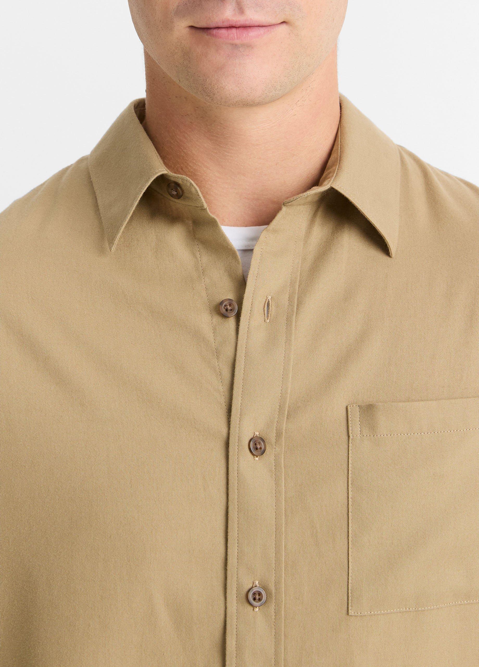 Italian Cotton-Wool Twill Shirt image number 1