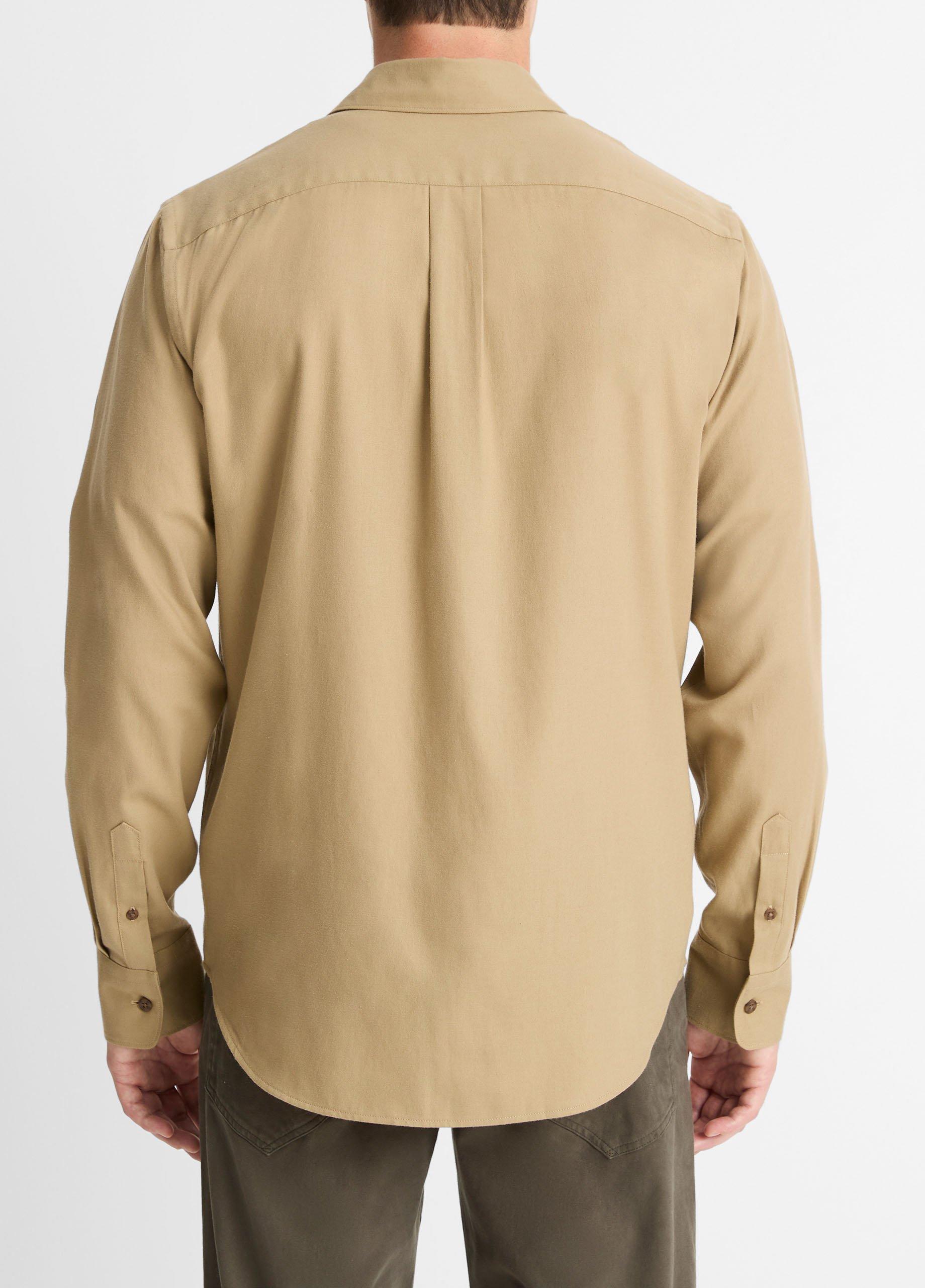 Italian Cotton-Wool Twill Shirt image number 3
