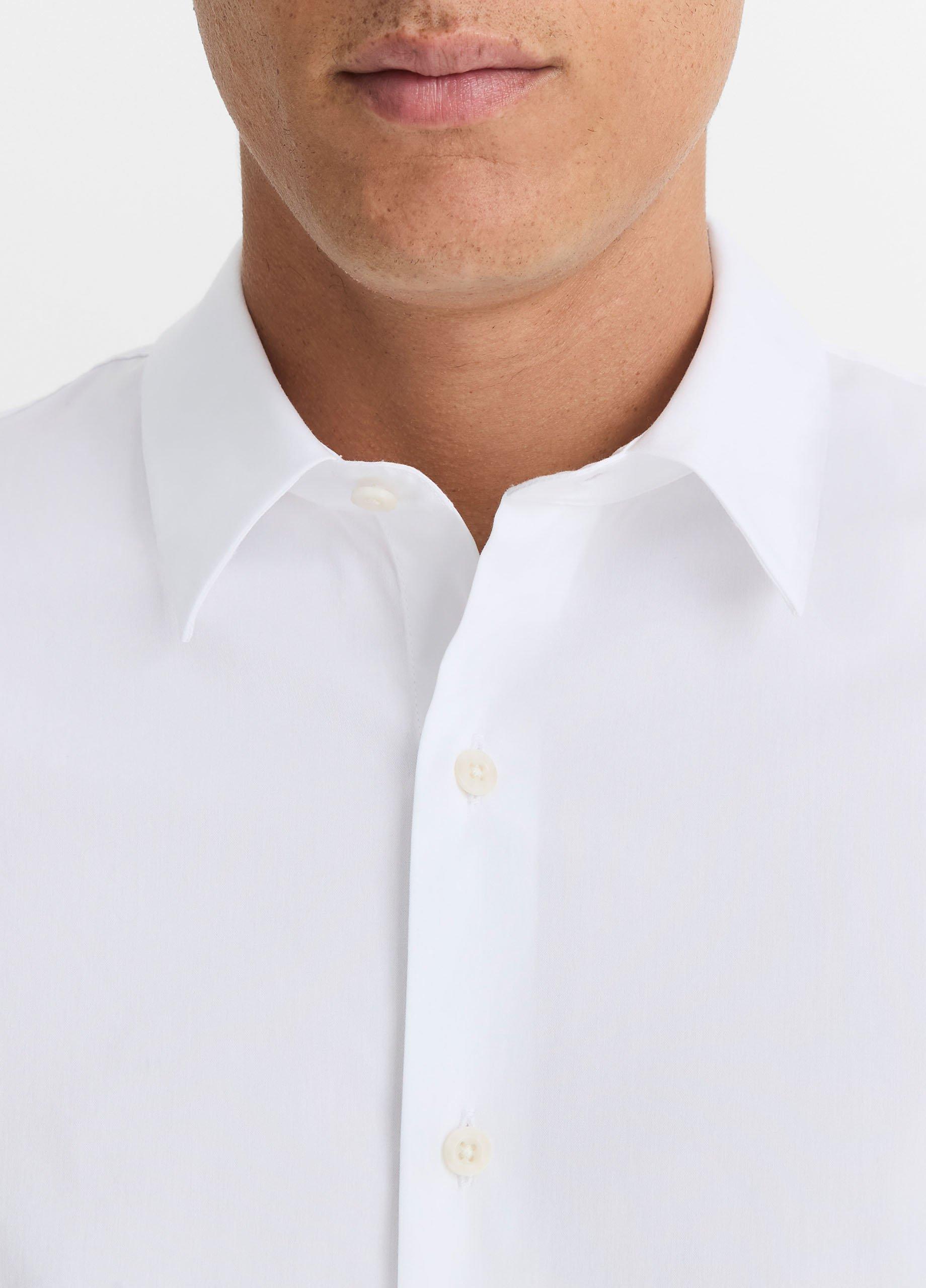 Stretch-Cotton Poplin Shirt image number 1