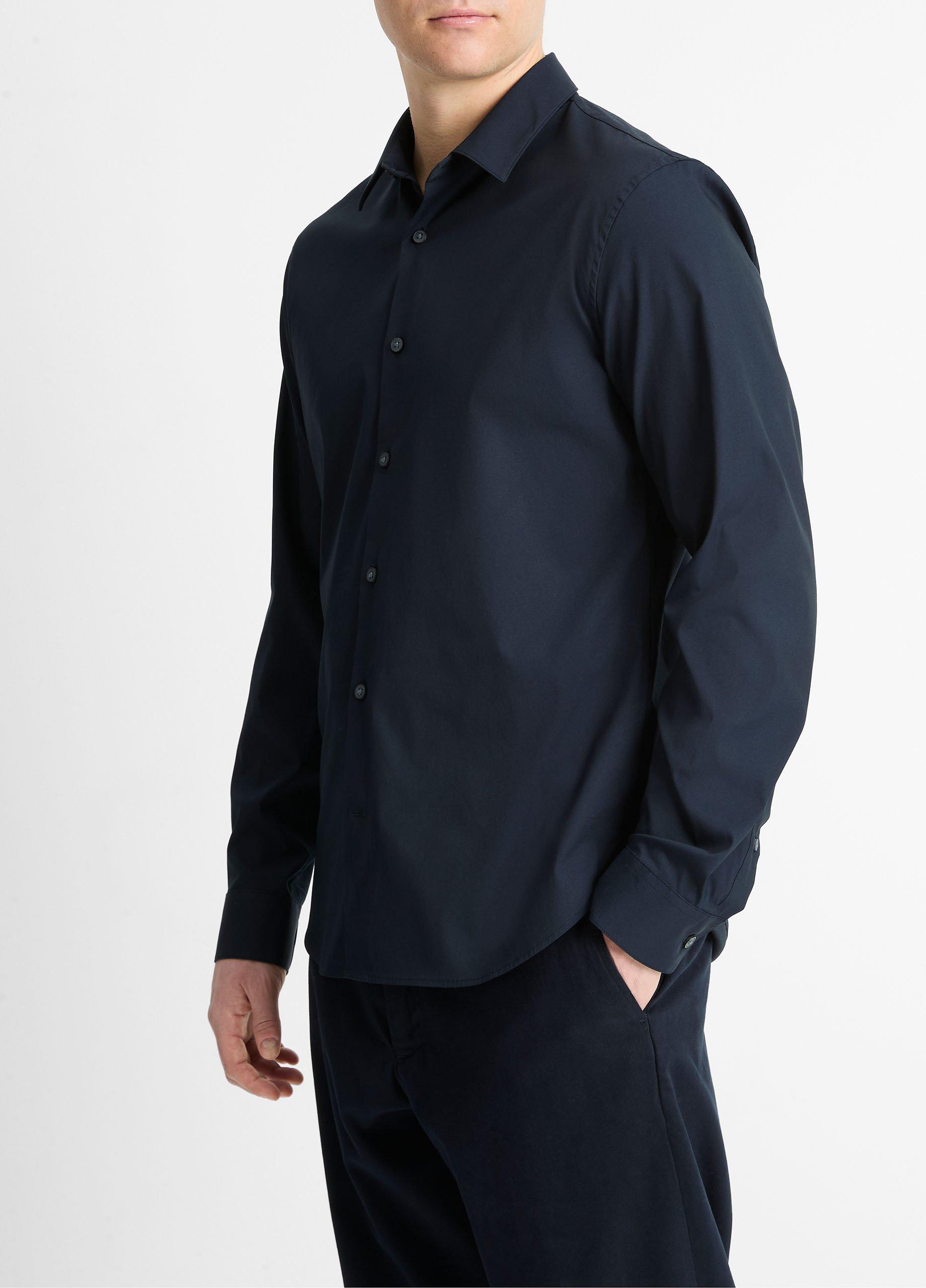 Stretch-Cotton Poplin Shirt image number 1