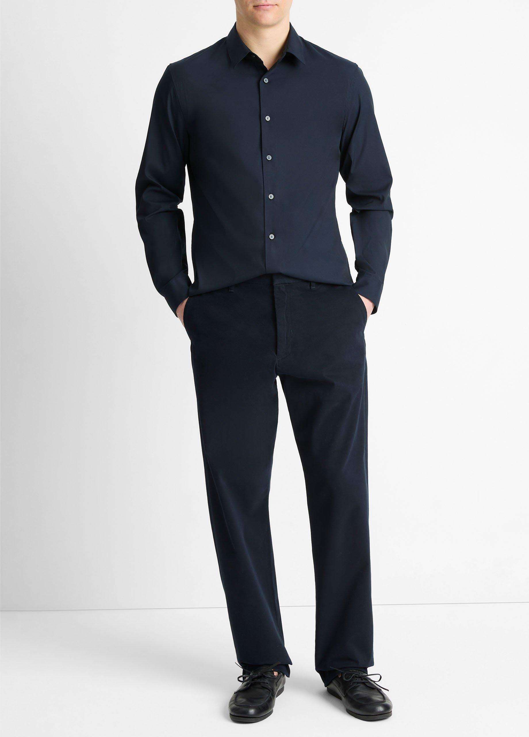 Stretch-Cotton Poplin Shirt image number 3