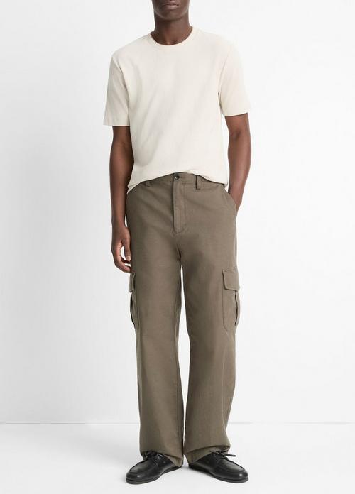 Cotton-Linen Cargo Pant